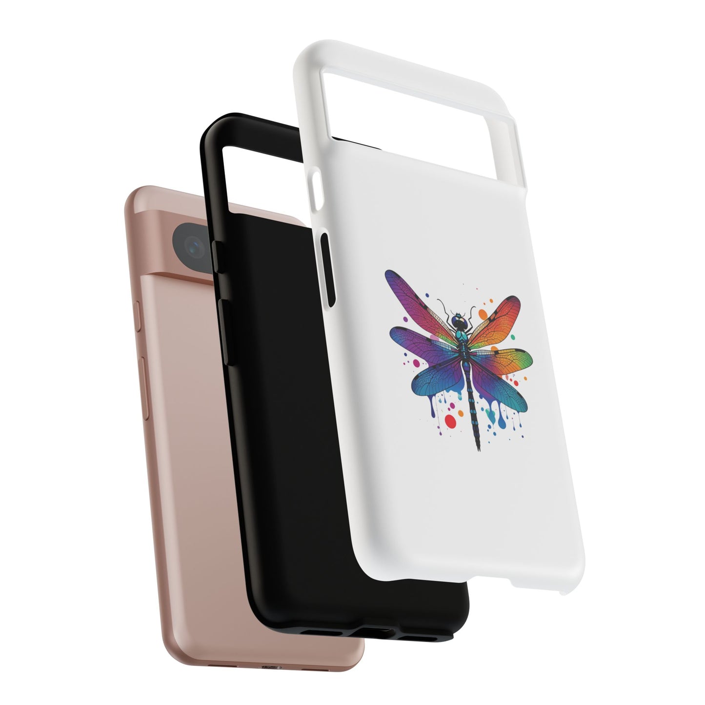 Vibrant Dragonfly Phone Case - Tough Protection with Colorful Design