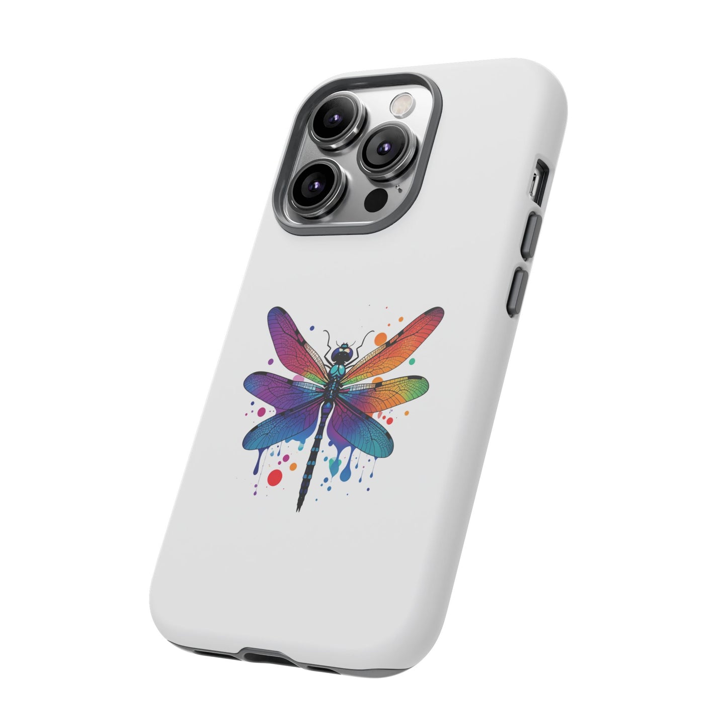 Vibrant Dragonfly Phone Case - Tough Protection with Colorful Design
