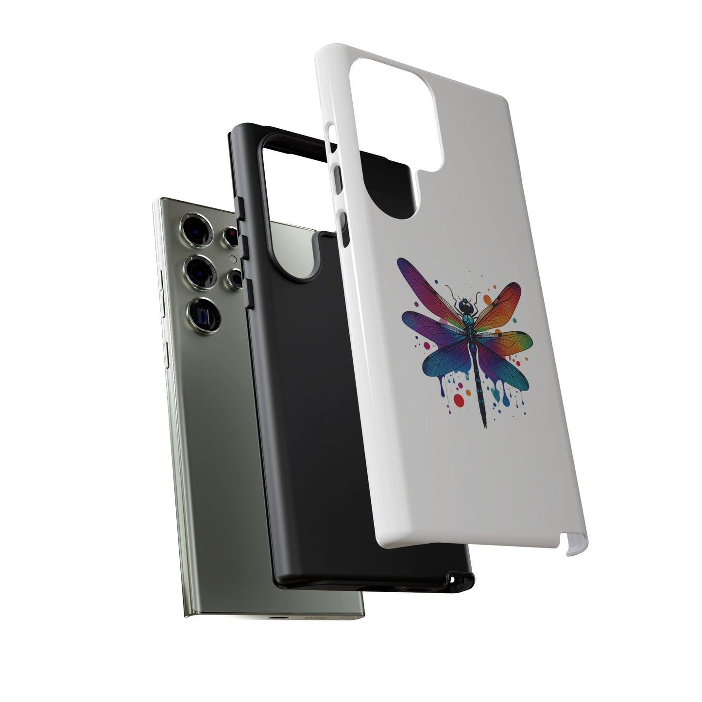 Vibrant Dragonfly Phone Case - Tough Protection with Colorful Design