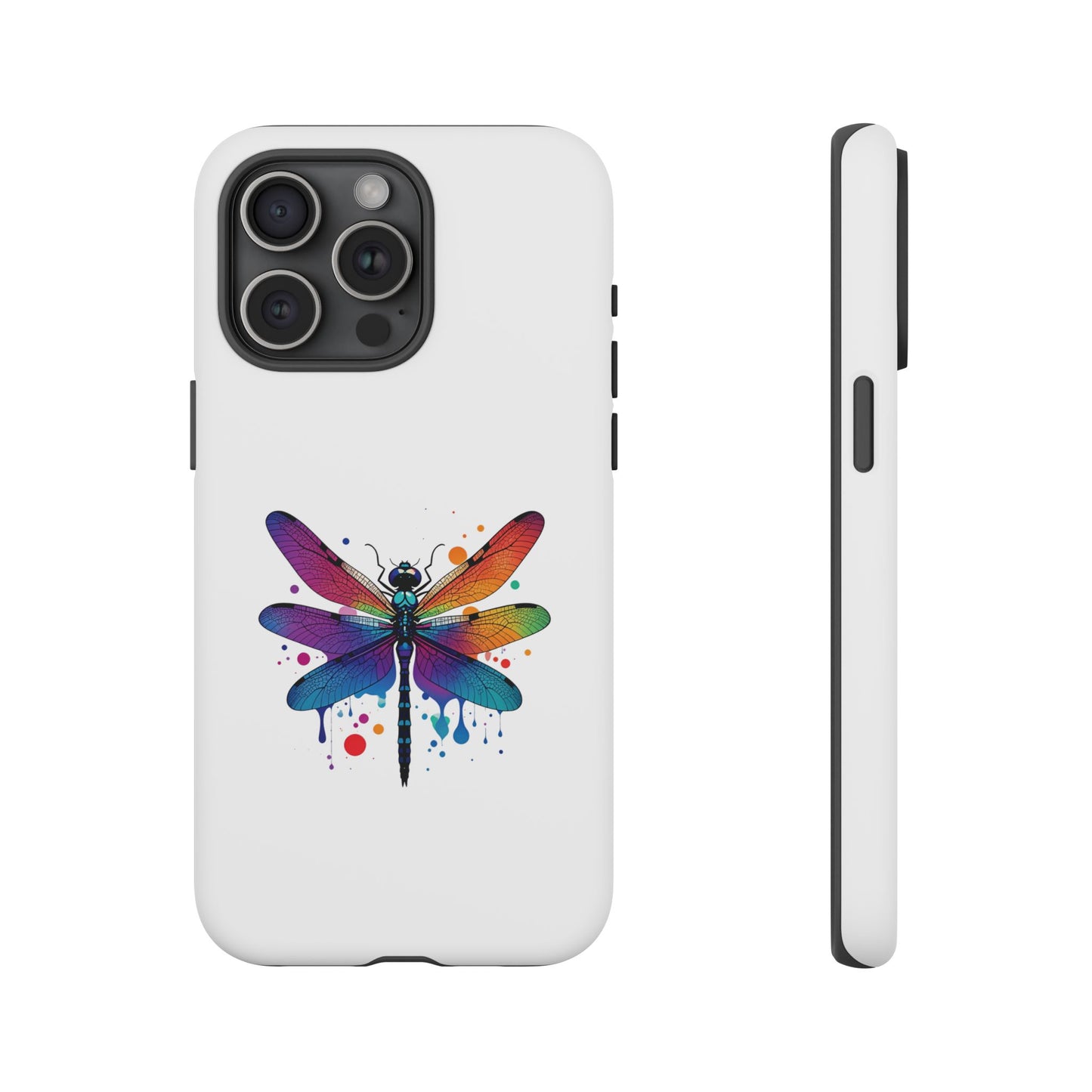 Vibrant Dragonfly Phone Case - Tough Protection with Colorful Design
