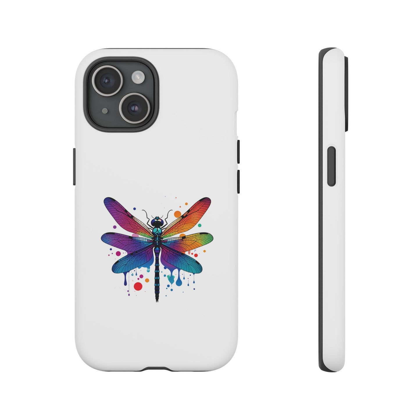 Vibrant Dragonfly Phone Case - Tough Protection with Colorful Design