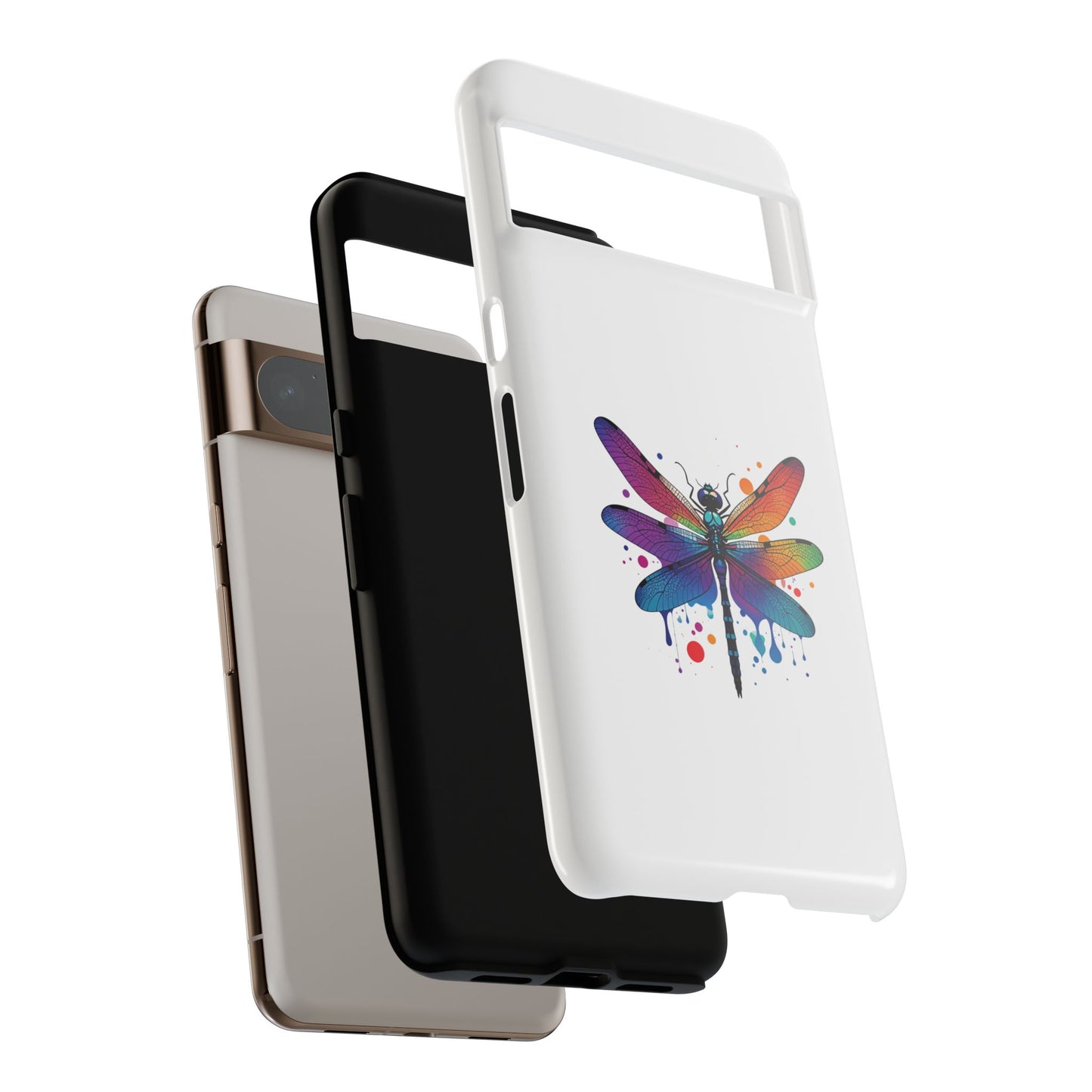 Vibrant Dragonfly Phone Case - Tough Protection with Colorful Design
