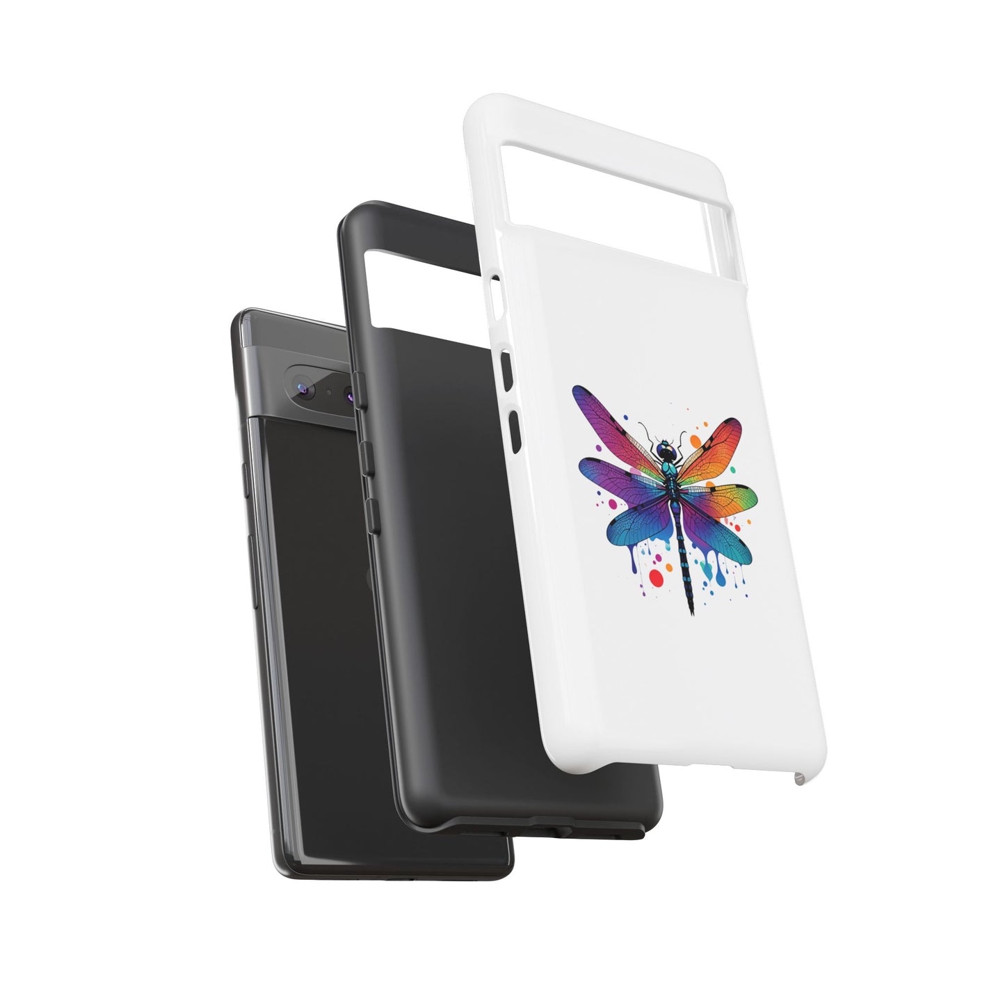 Vibrant Dragonfly Phone Case - Tough Protection with Colorful Design