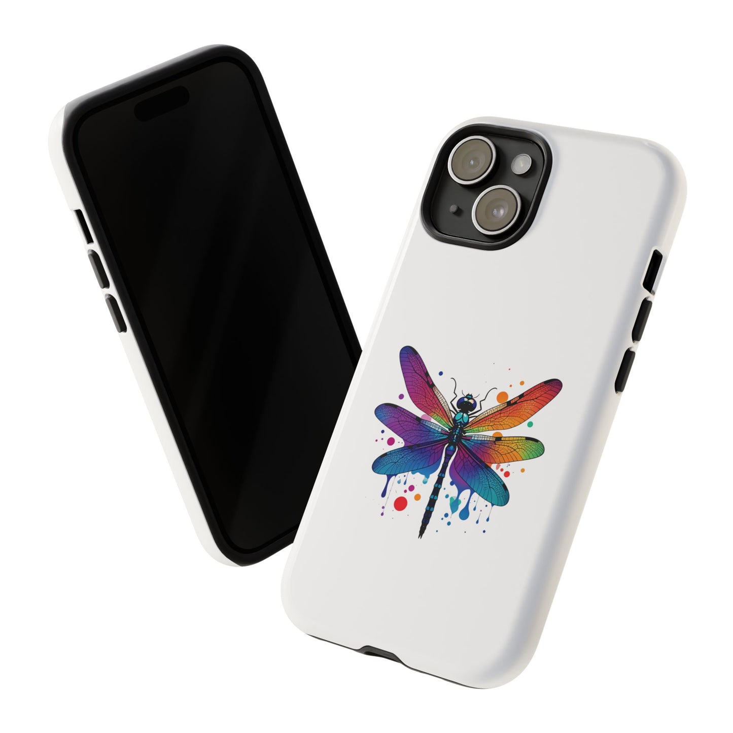 Vibrant Dragonfly Phone Case - Tough Protection with Colorful Design