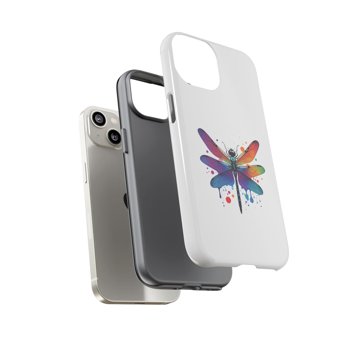 Vibrant Dragonfly Phone Case - Tough Protection with Colorful Design