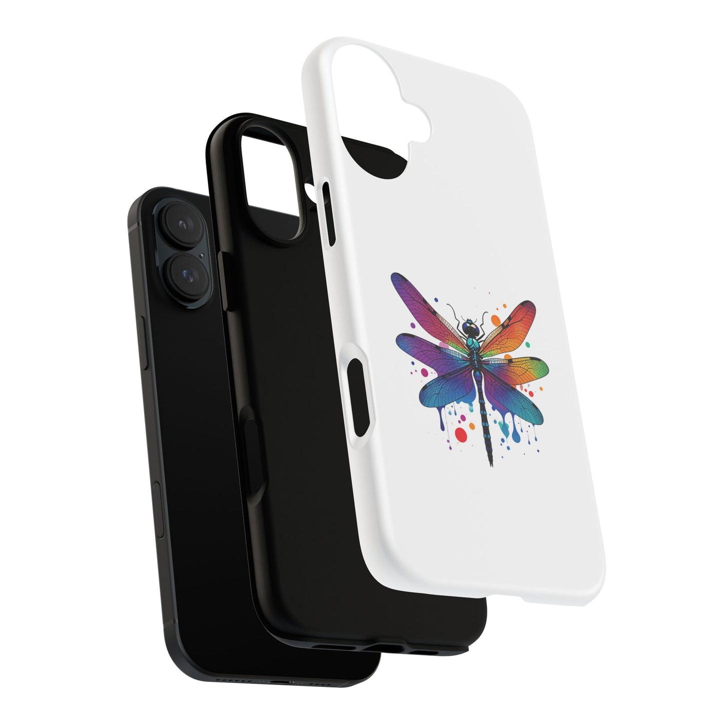 Vibrant Dragonfly Phone Case - Tough Protection with Colorful Design