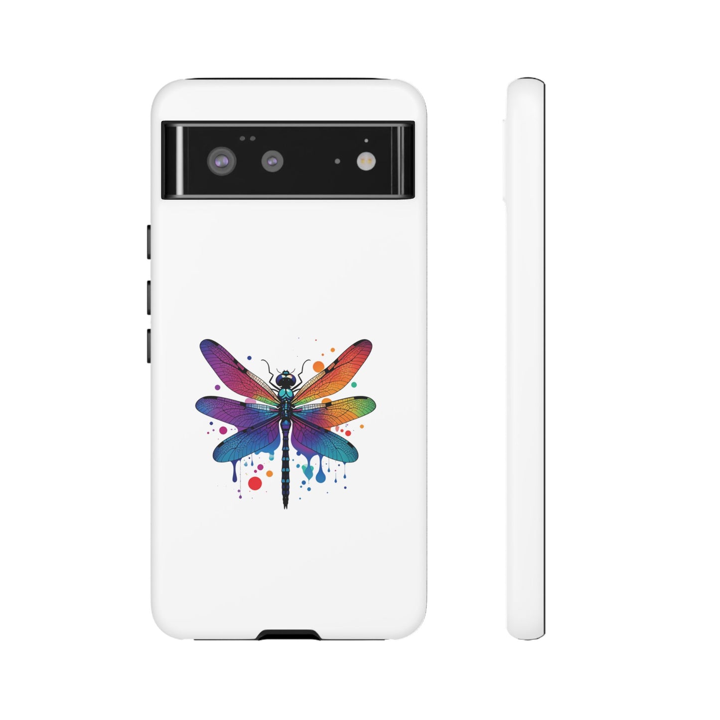 Vibrant Dragonfly Phone Case - Tough Protection with Colorful Design