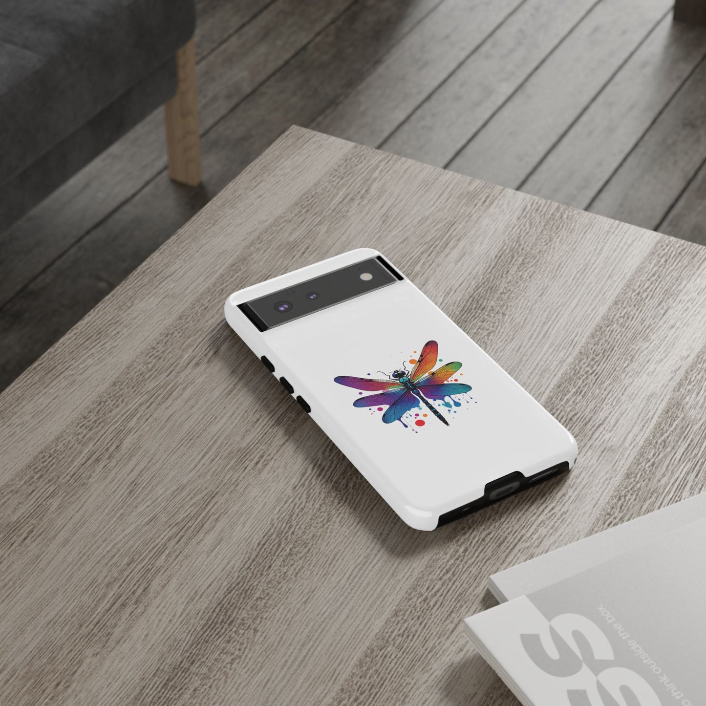 Vibrant Dragonfly Phone Case - Tough Protection with Colorful Design
