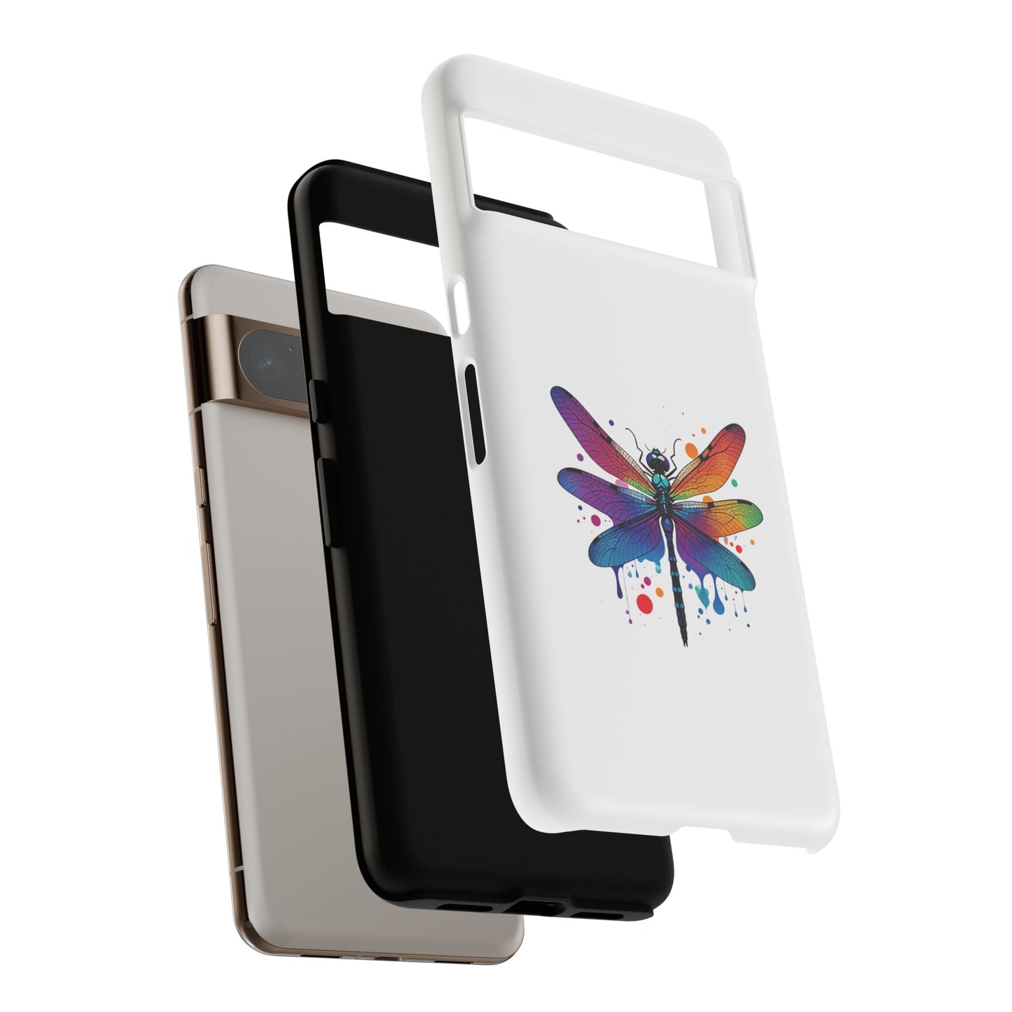 Vibrant Dragonfly Phone Case - Tough Protection with Colorful Design