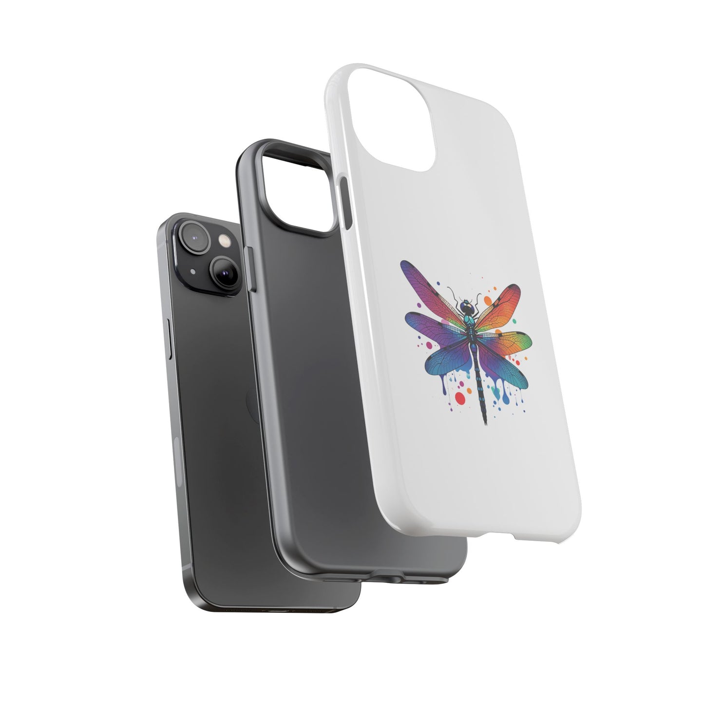 Vibrant Dragonfly Phone Case - Tough Protection with Colorful Design