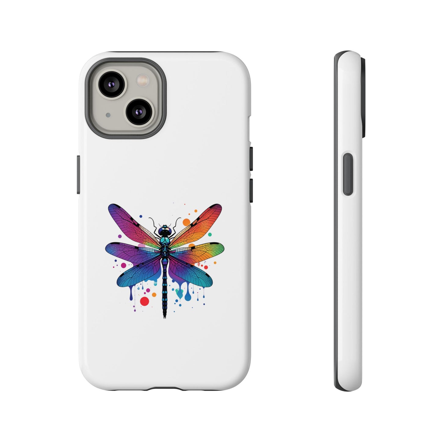 Vibrant Dragonfly Phone Case - Tough Protection with Colorful Design