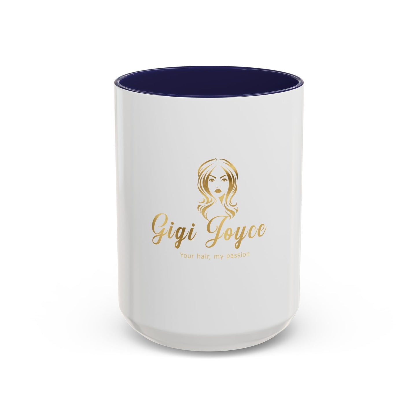 Personalized Accent Coffee Mug - 'Your Hair, My Passion' Design