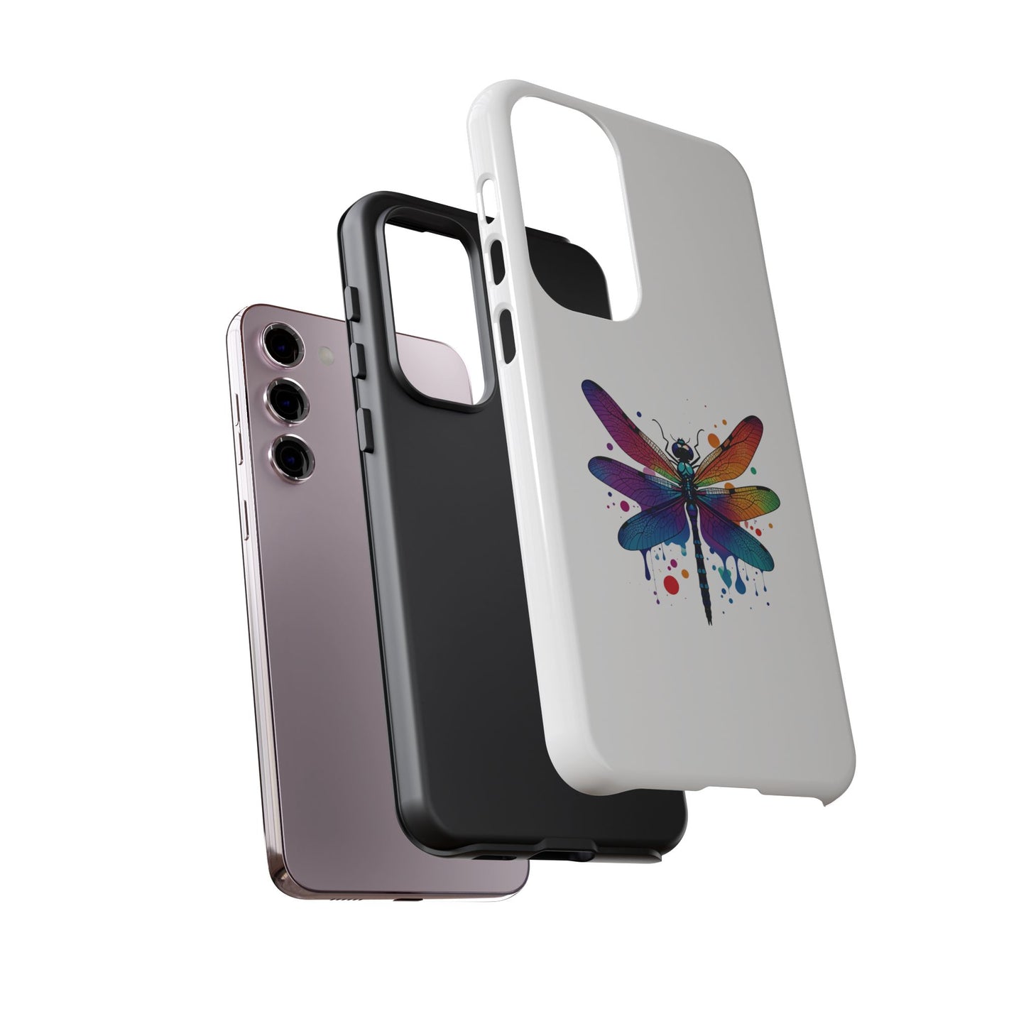 Vibrant Dragonfly Phone Case - Tough Protection with Colorful Design