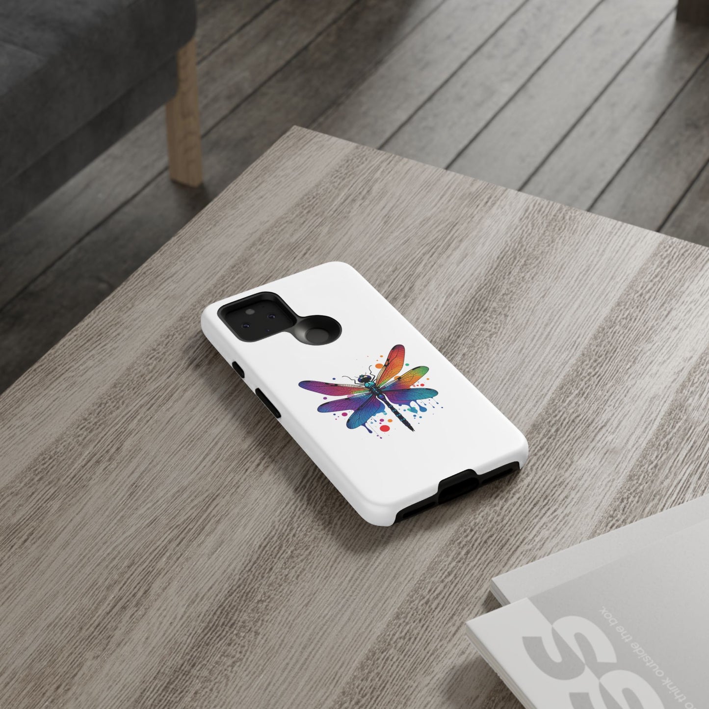 Vibrant Dragonfly Phone Case - Tough Protection with Colorful Design