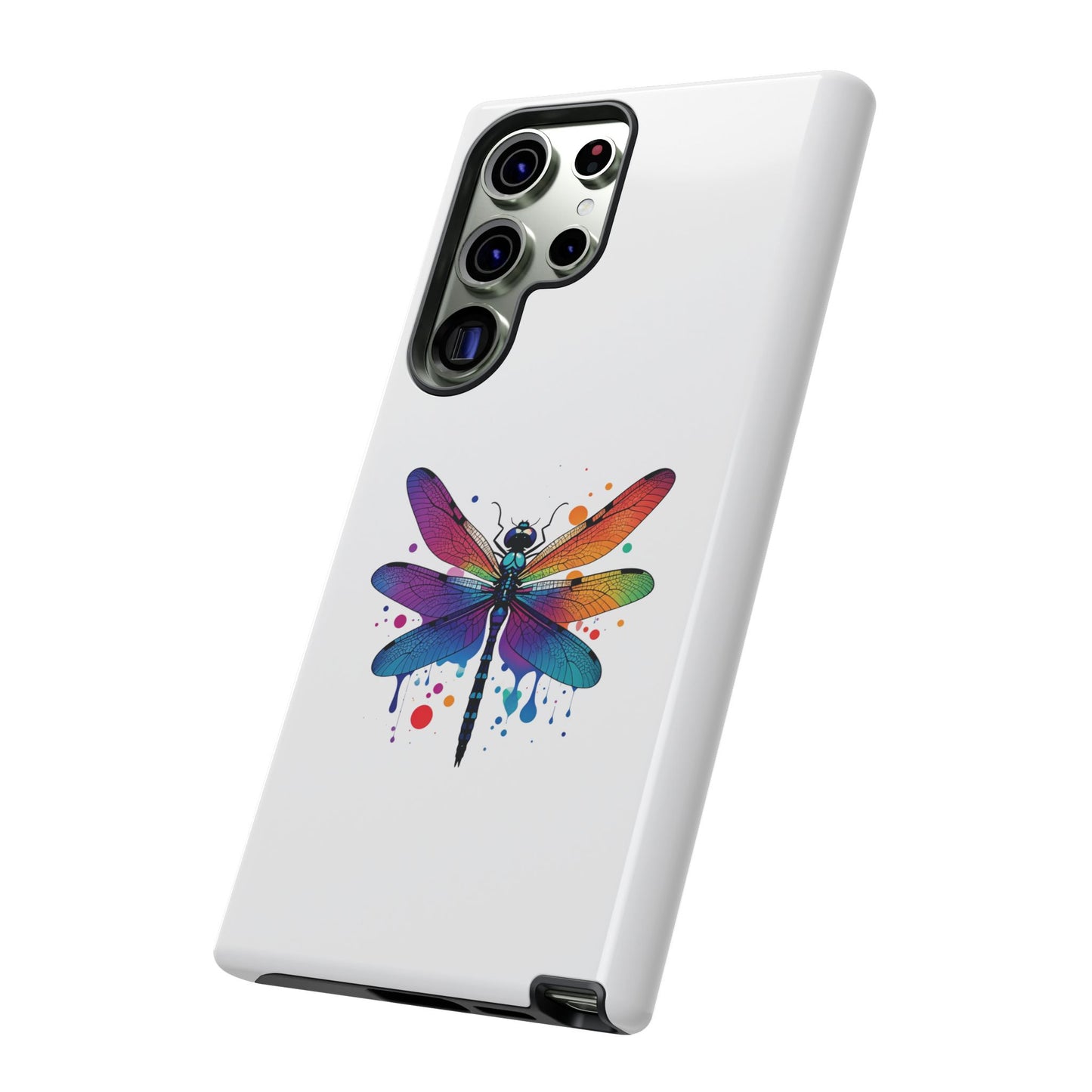 Vibrant Dragonfly Phone Case - Tough Protection with Colorful Design