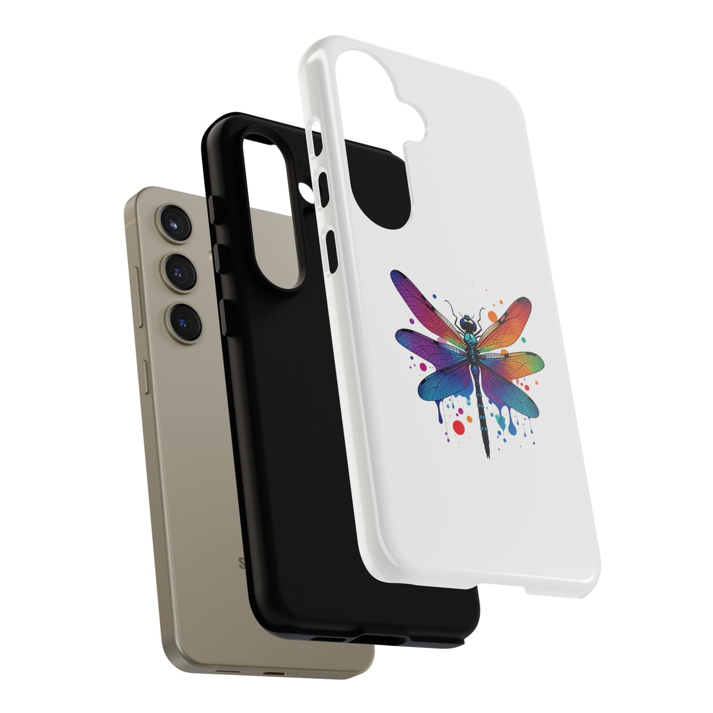 Vibrant Dragonfly Phone Case - Tough Protection with Colorful Design