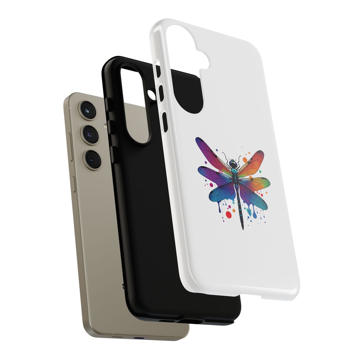 Vibrant Dragonfly Phone Case - Tough Protection with Colorful Design