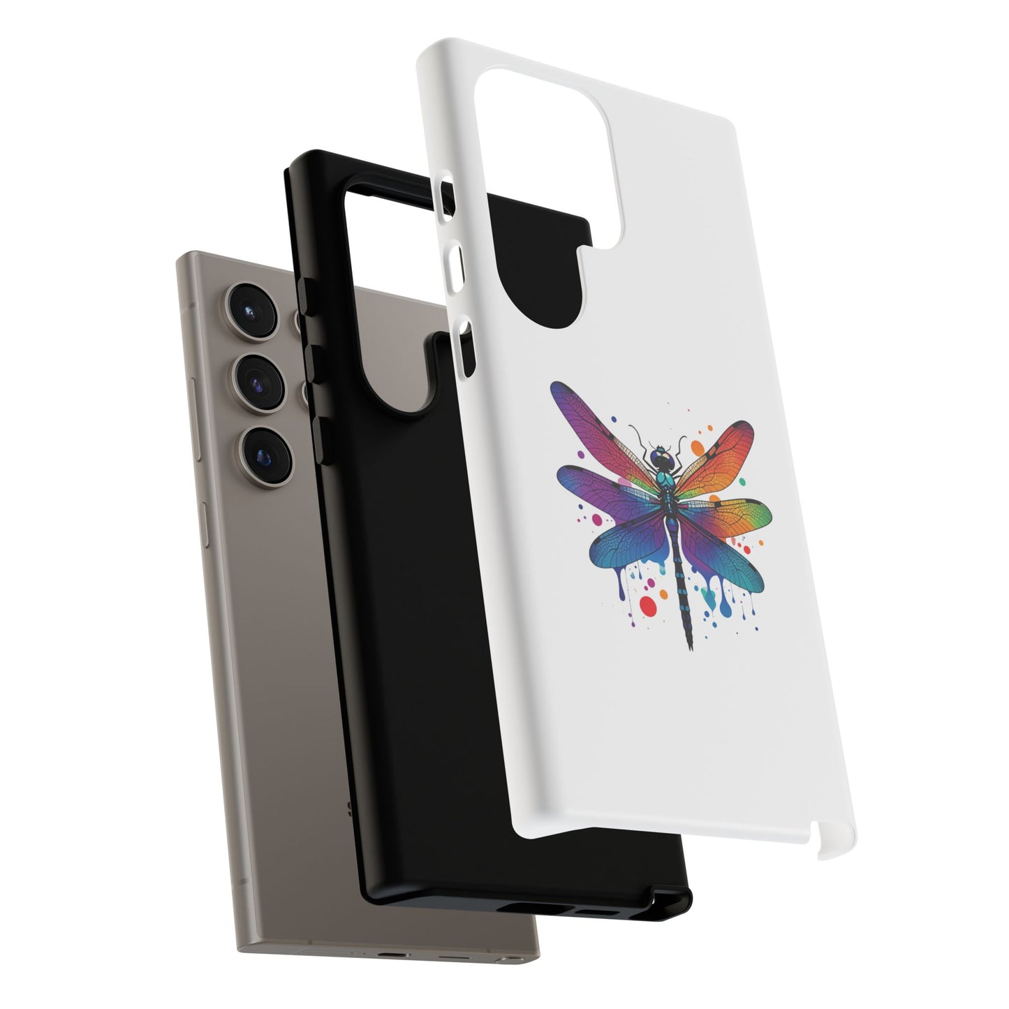 Vibrant Dragonfly Phone Case - Tough Protection with Colorful Design