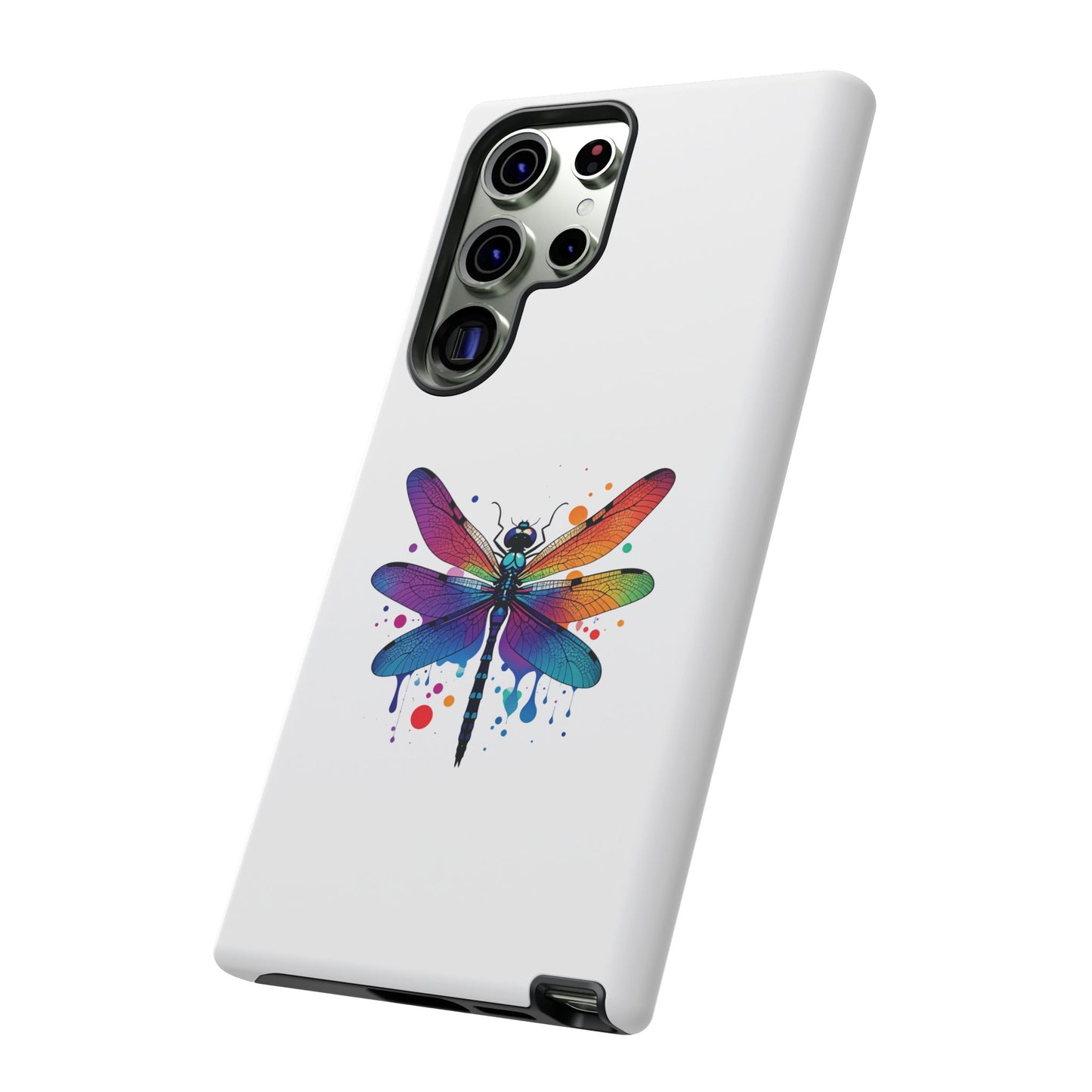 Vibrant Dragonfly Phone Case - Tough Protection with Colorful Design