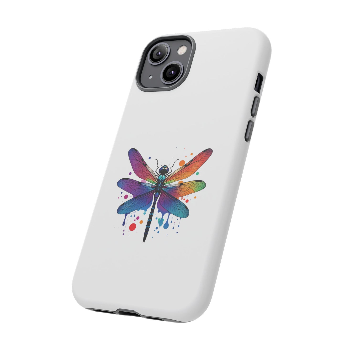 Vibrant Dragonfly Phone Case - Tough Protection with Colorful Design