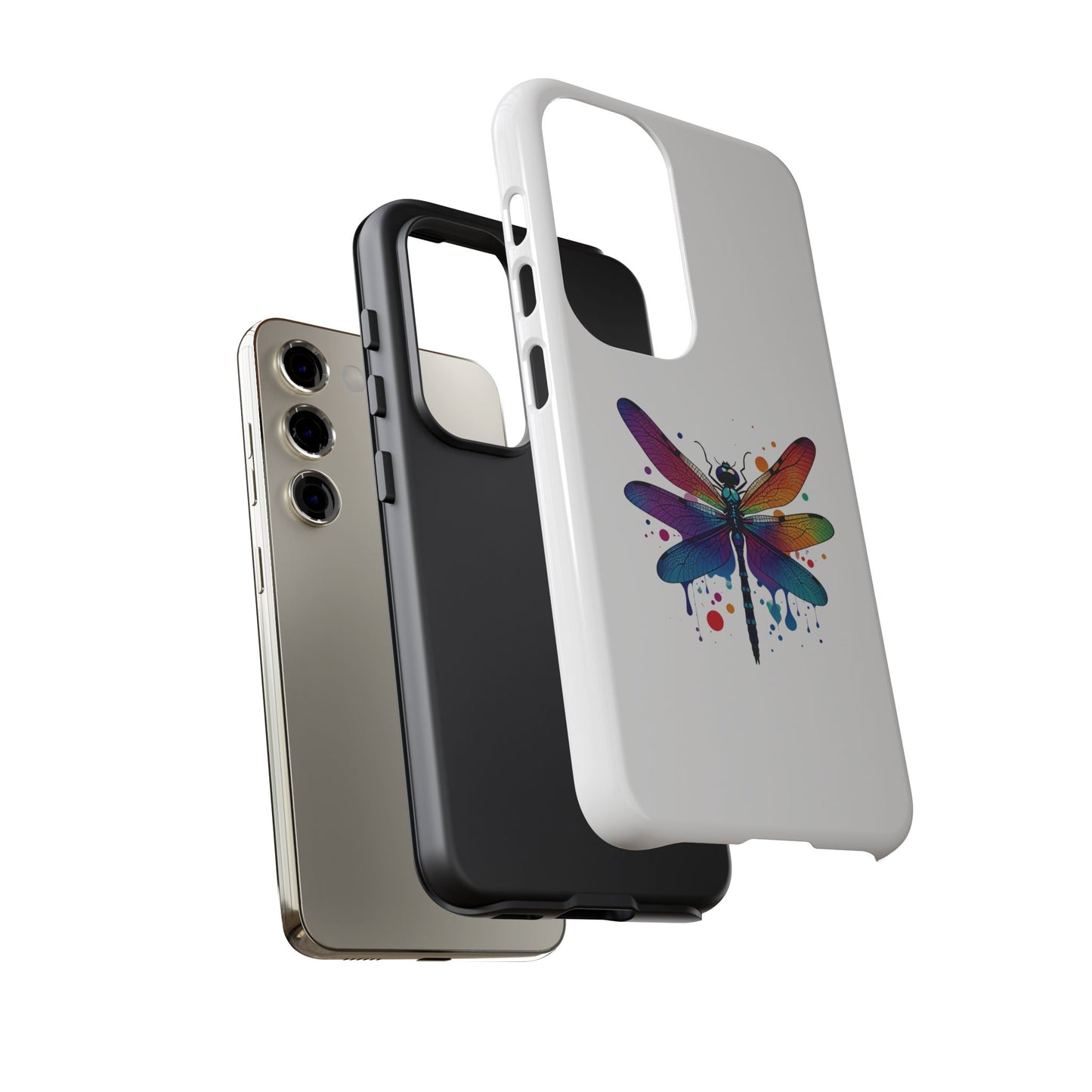 Vibrant Dragonfly Phone Case - Tough Protection with Colorful Design