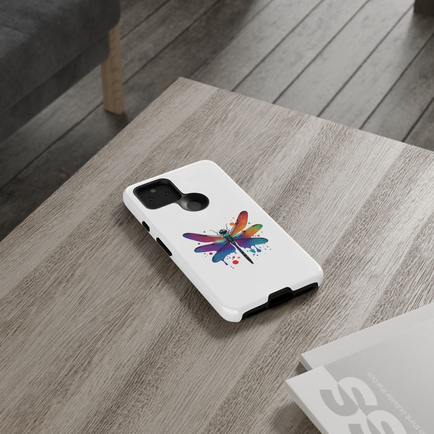 Vibrant Dragonfly Phone Case - Tough Protection with Colorful Design