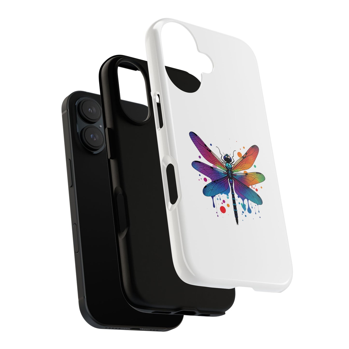 Vibrant Dragonfly Phone Case - Tough Protection with Colorful Design