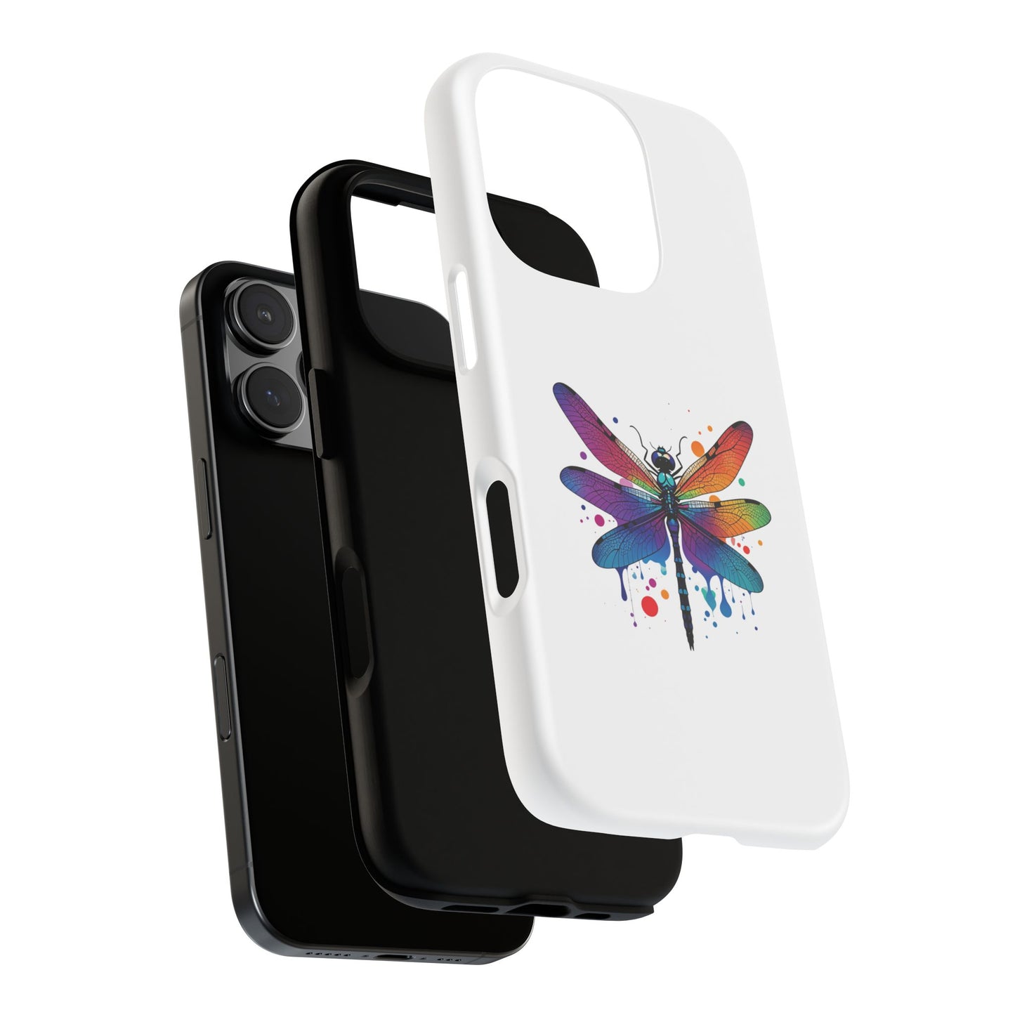 Vibrant Dragonfly Phone Case - Tough Protection with Colorful Design