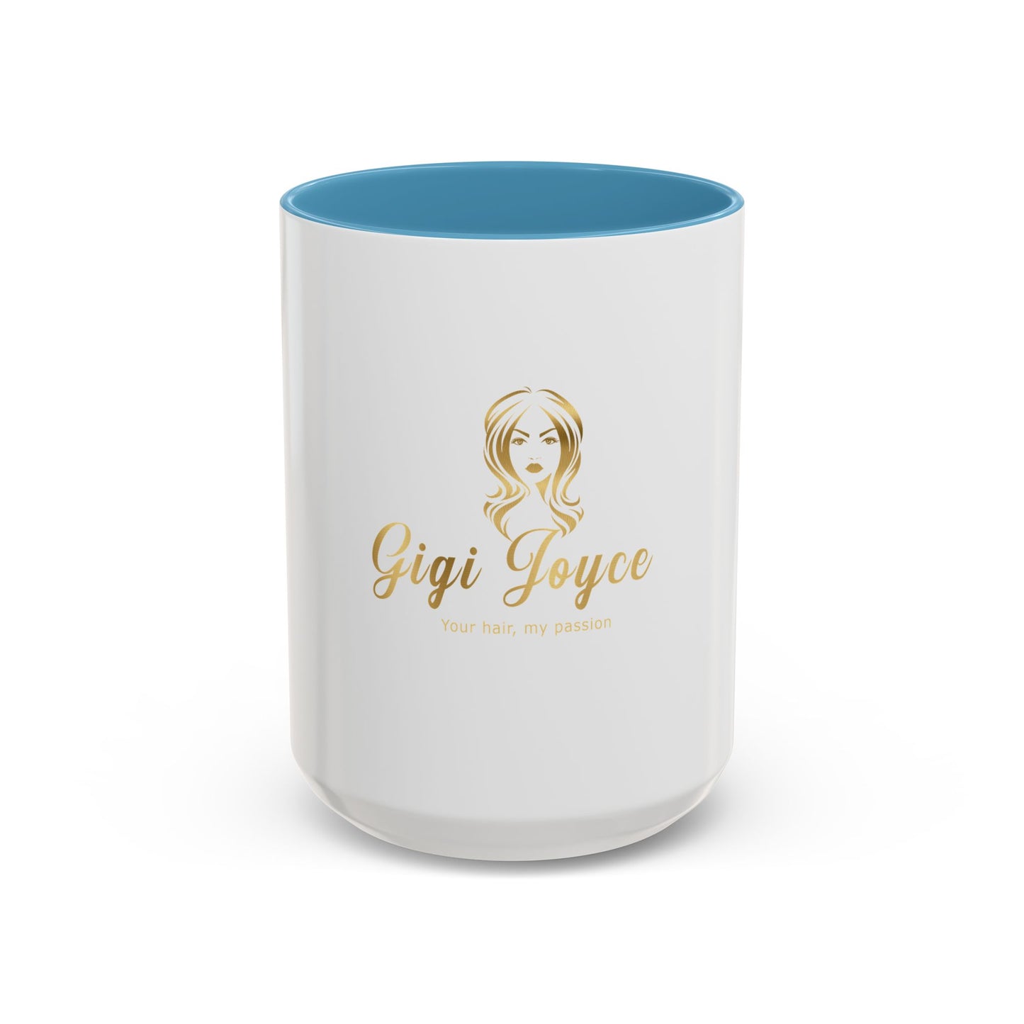 Personalized Accent Coffee Mug - 'Your Hair, My Passion' Design