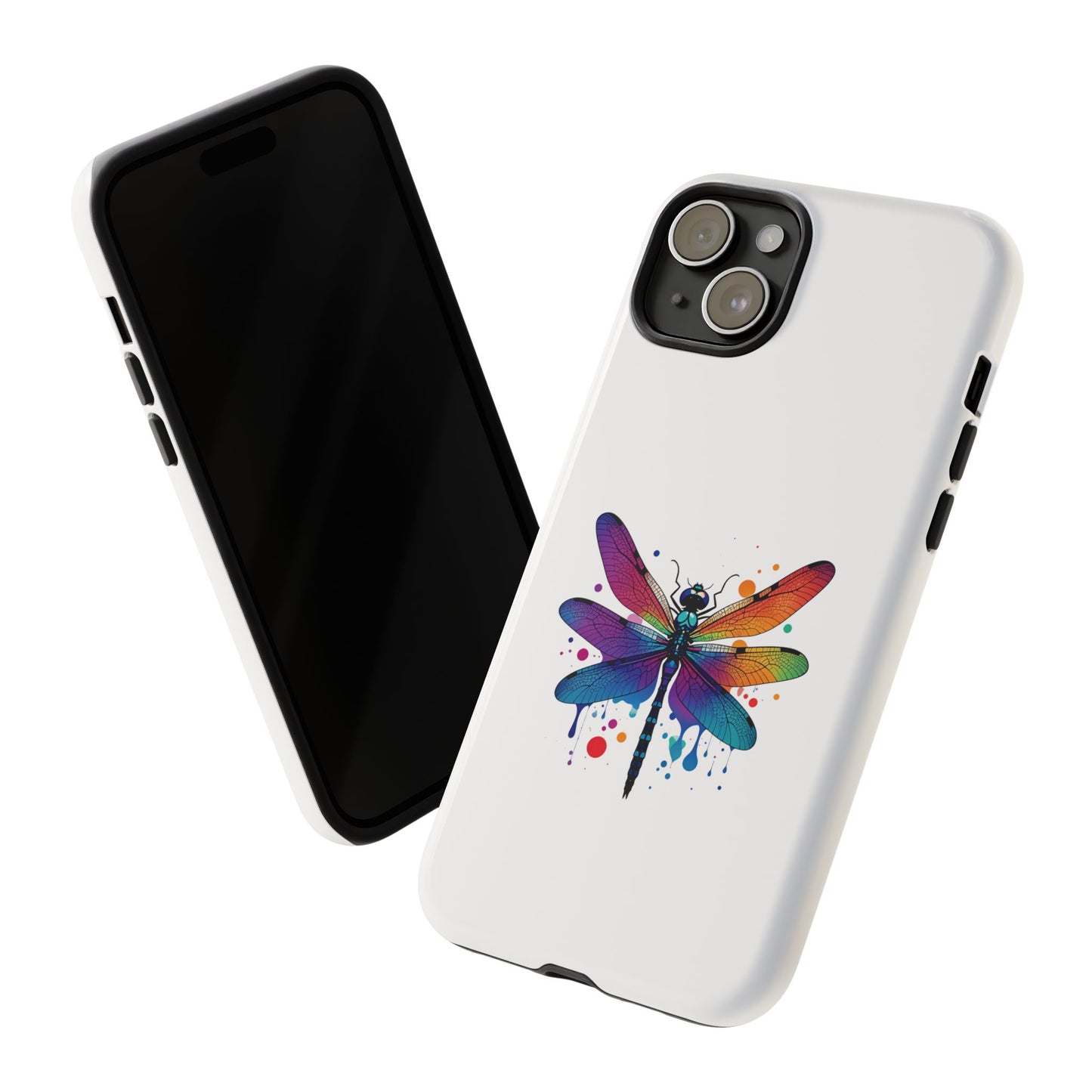 Vibrant Dragonfly Phone Case - Tough Protection with Colorful Design