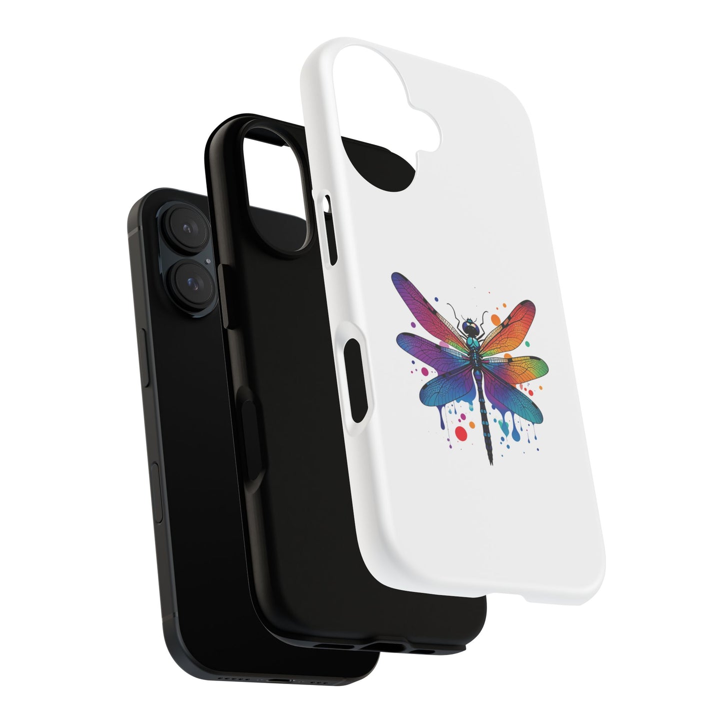 Vibrant Dragonfly Phone Case - Tough Protection with Colorful Design