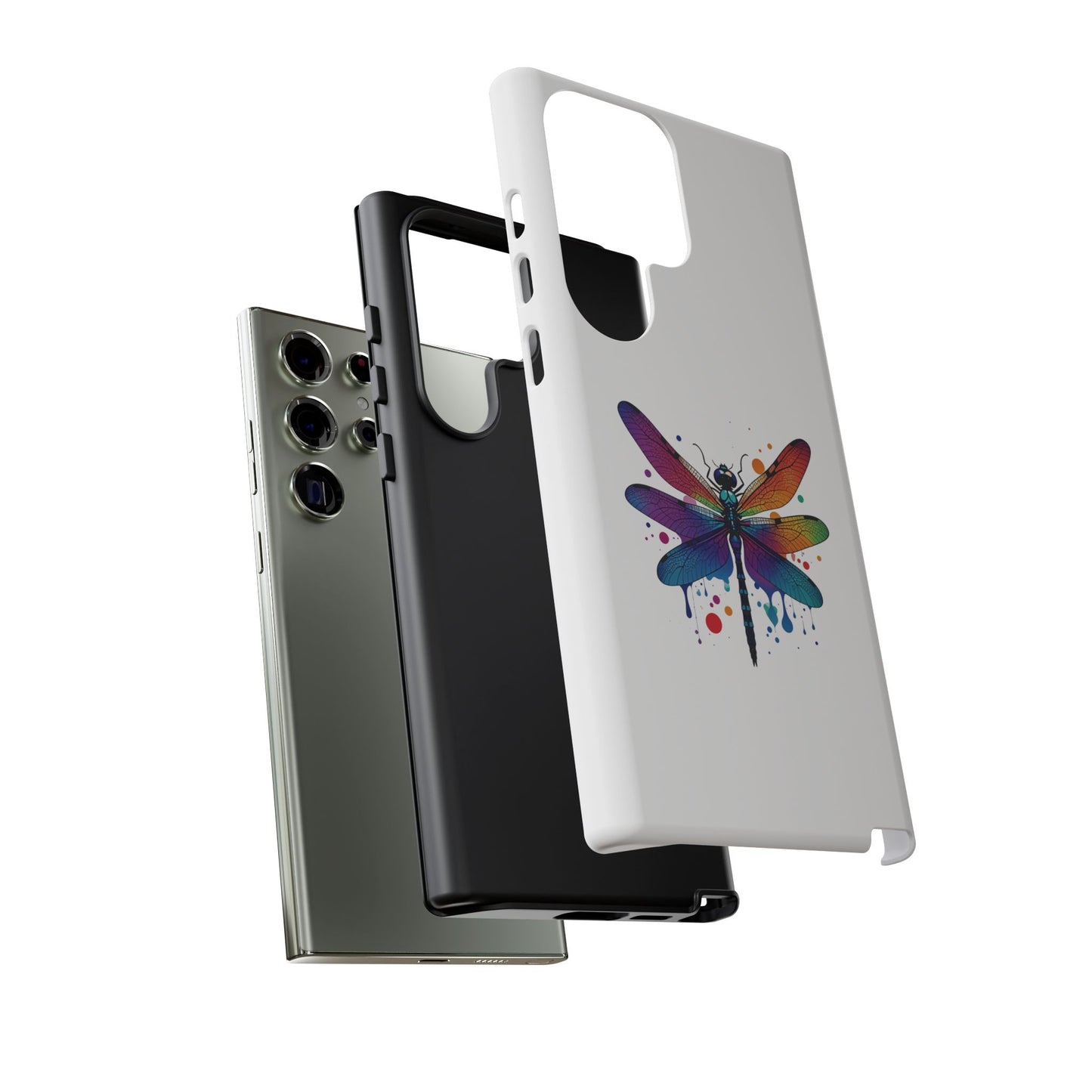 Vibrant Dragonfly Phone Case - Tough Protection with Colorful Design