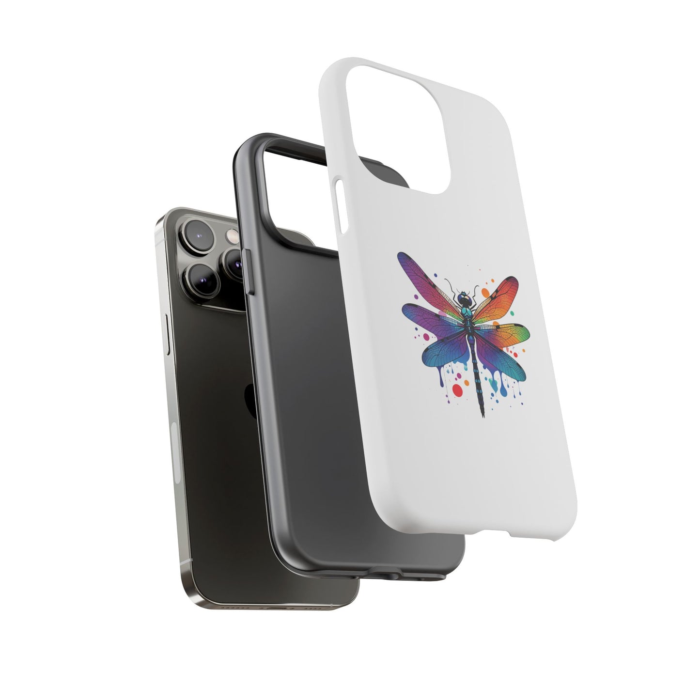 Vibrant Dragonfly Phone Case - Tough Protection with Colorful Design