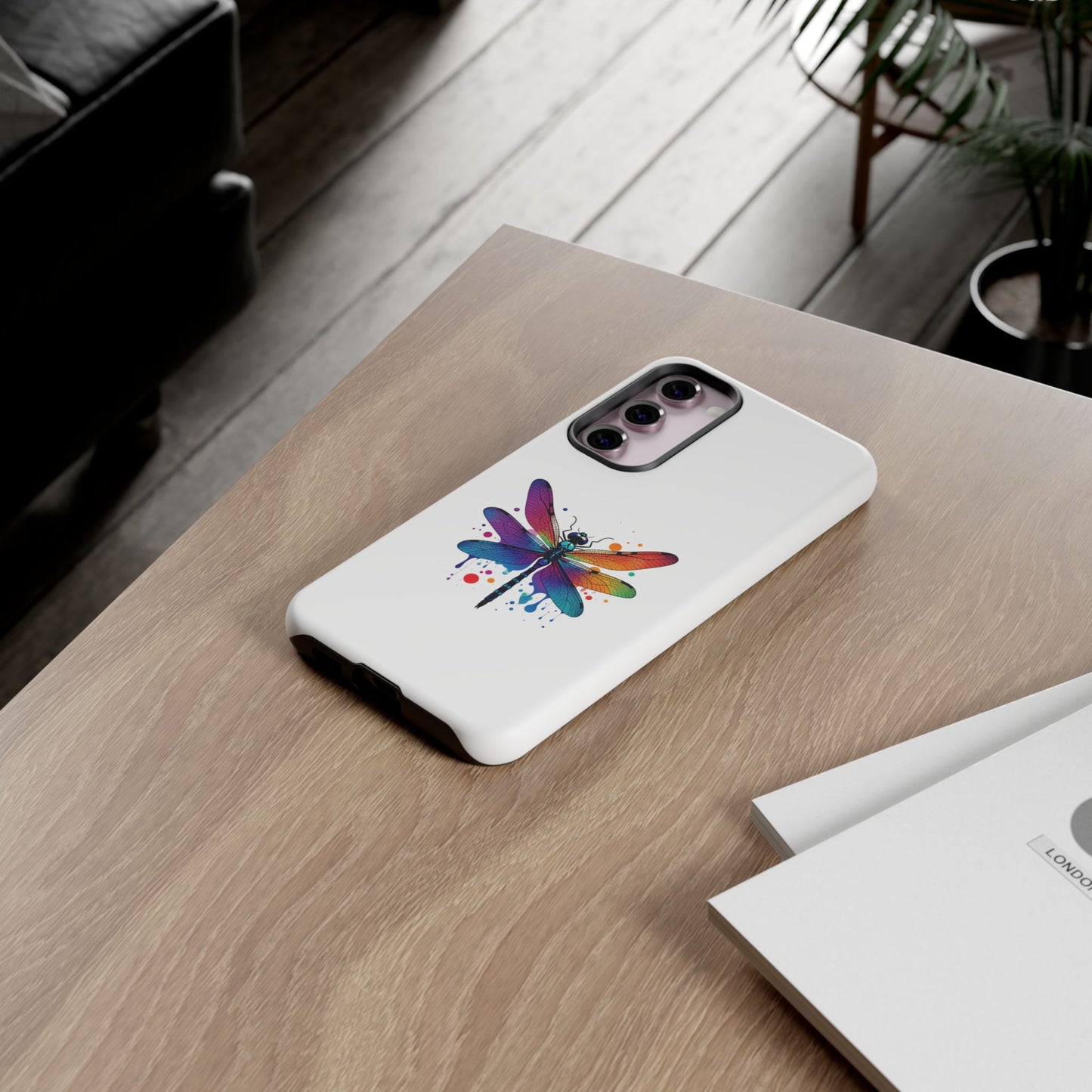 Vibrant Dragonfly Phone Case - Tough Protection with Colorful Design