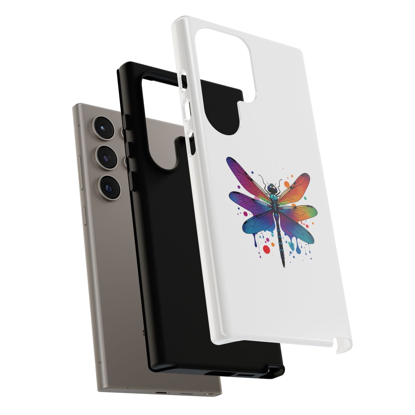 Vibrant Dragonfly Phone Case - Tough Protection with Colorful Design