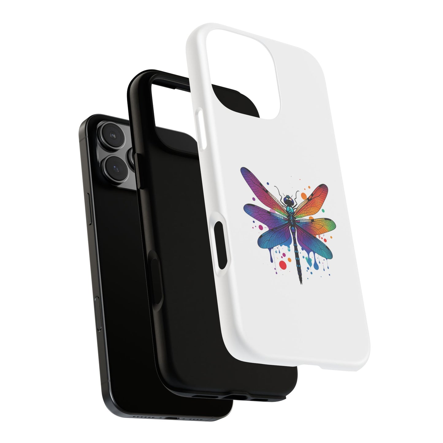 Vibrant Dragonfly Phone Case - Tough Protection with Colorful Design