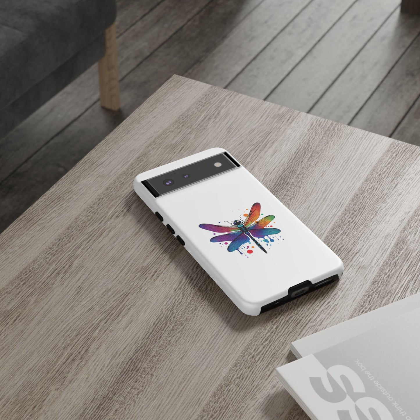 Vibrant Dragonfly Phone Case - Tough Protection with Colorful Design