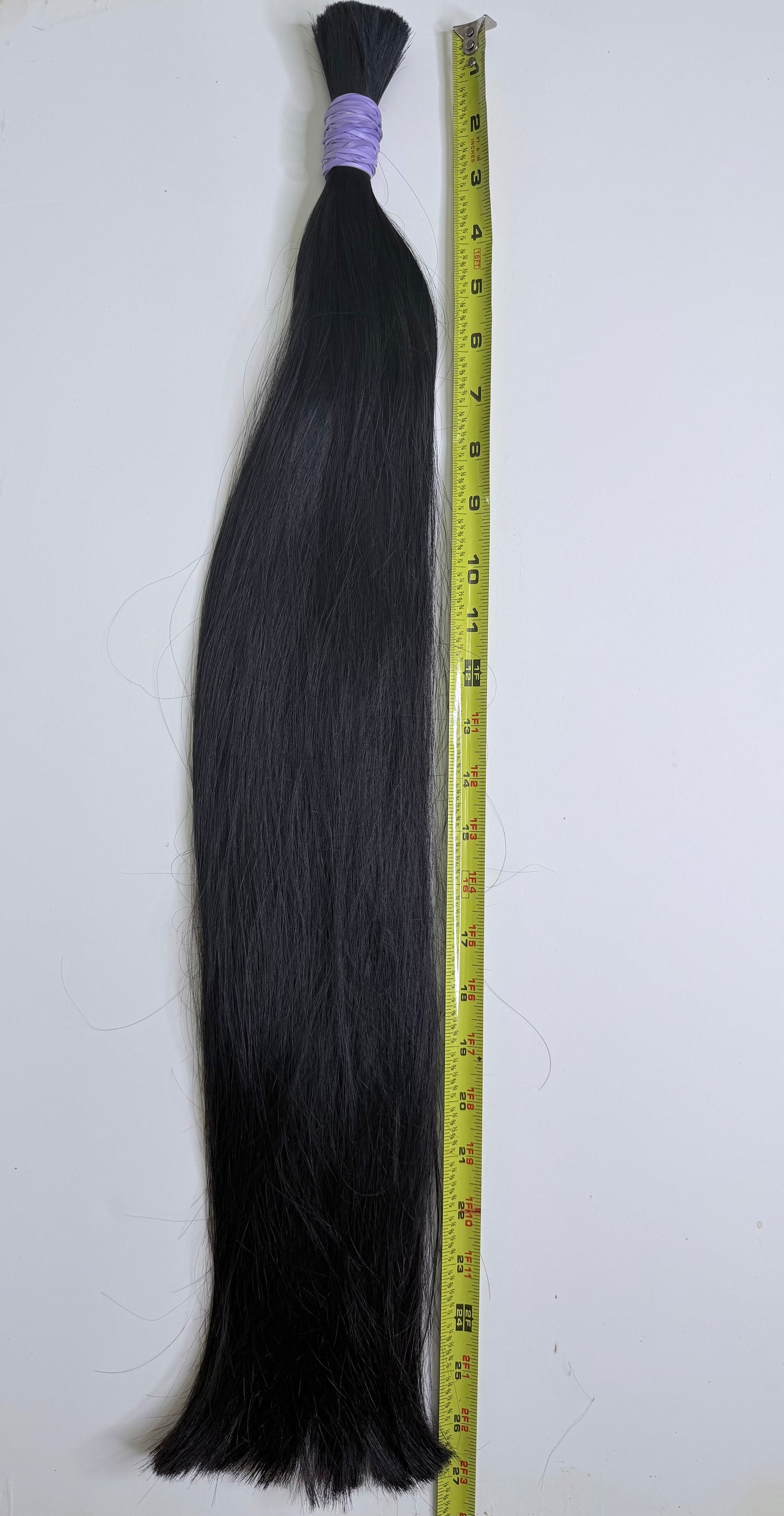 221g Premium 26" Natural Straight Human Hair Bulk Extensions