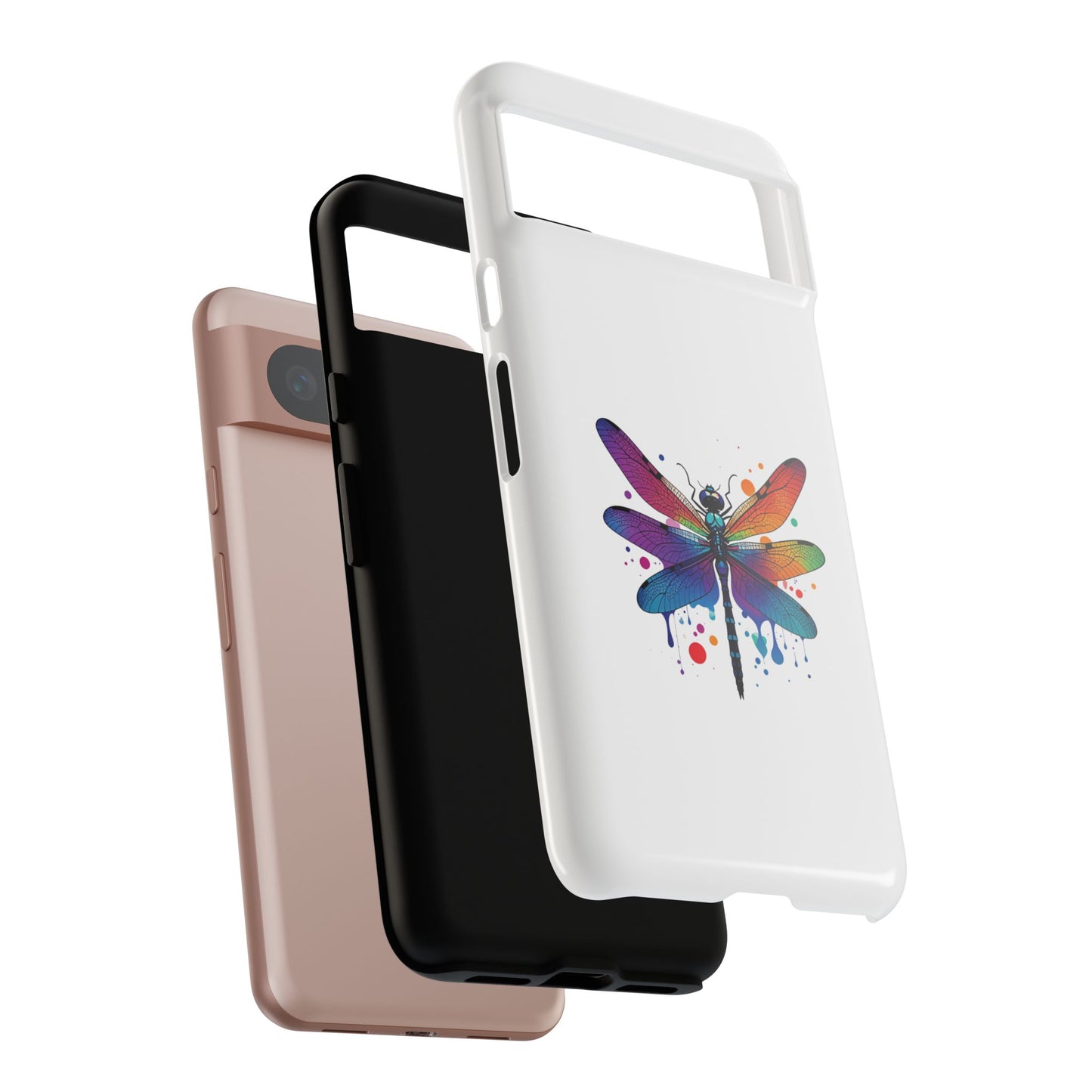 Vibrant Dragonfly Phone Case - Tough Protection with Colorful Design