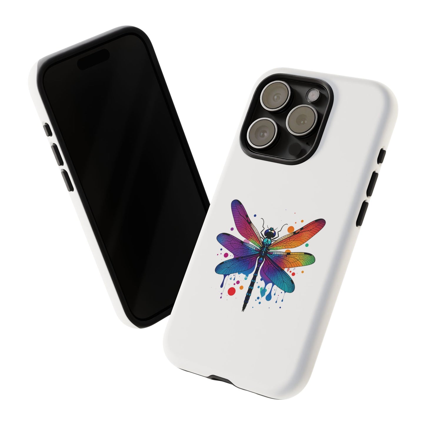 Vibrant Dragonfly Phone Case - Tough Protection with Colorful Design
