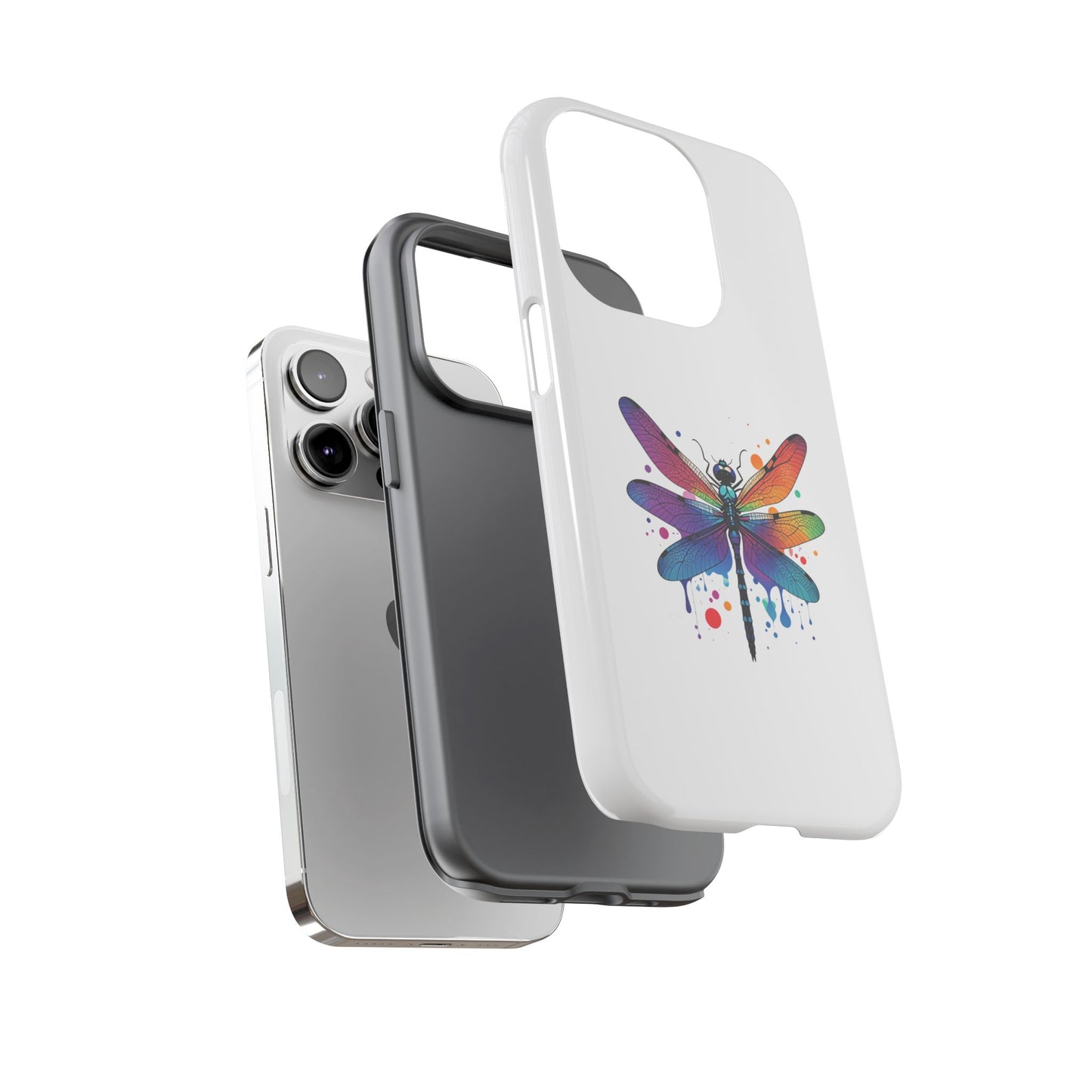 Vibrant Dragonfly Phone Case - Tough Protection with Colorful Design
