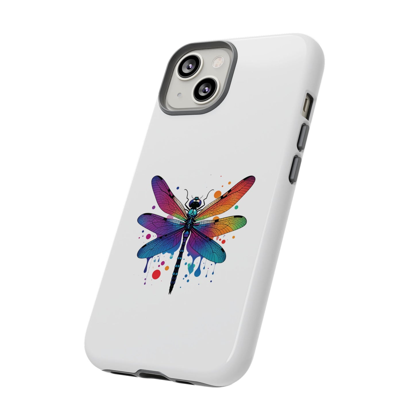 Vibrant Dragonfly Phone Case - Tough Protection with Colorful Design