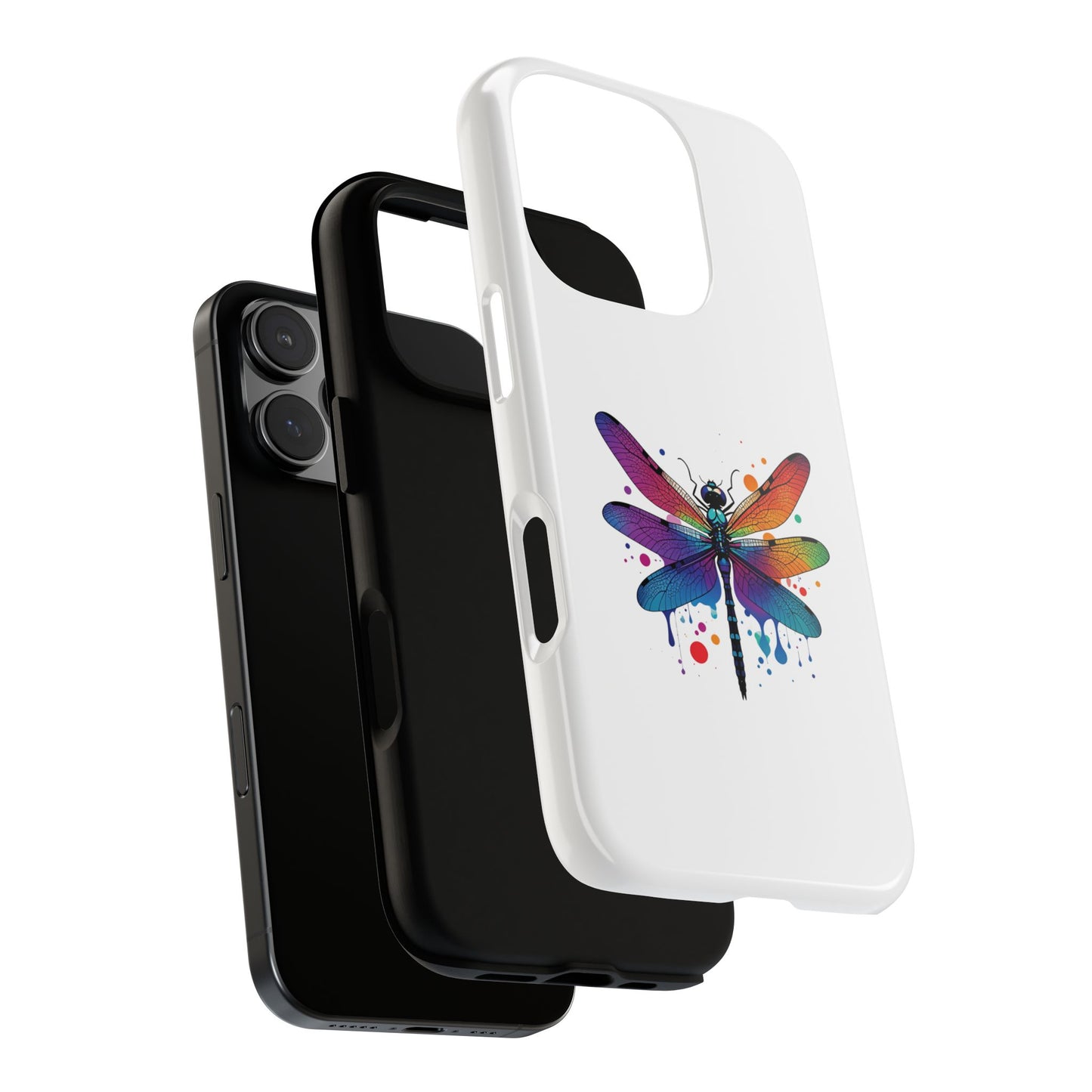 Vibrant Dragonfly Phone Case - Tough Protection with Colorful Design