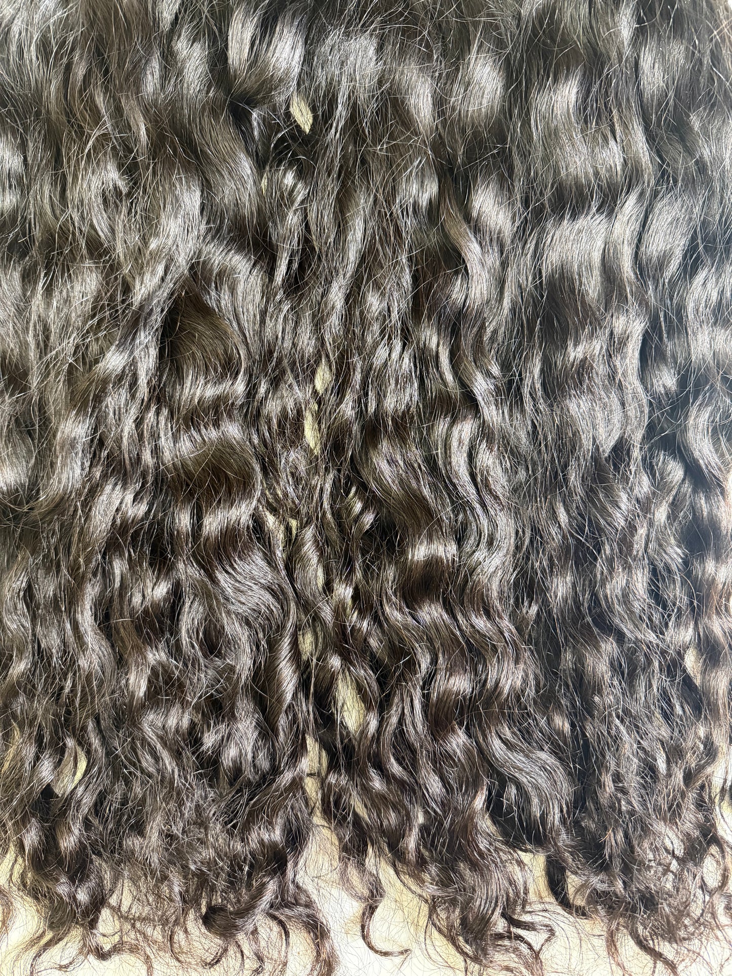28" Premium Virgin Human Hair Extensions – Natural Off Black (95–100g Bundle)