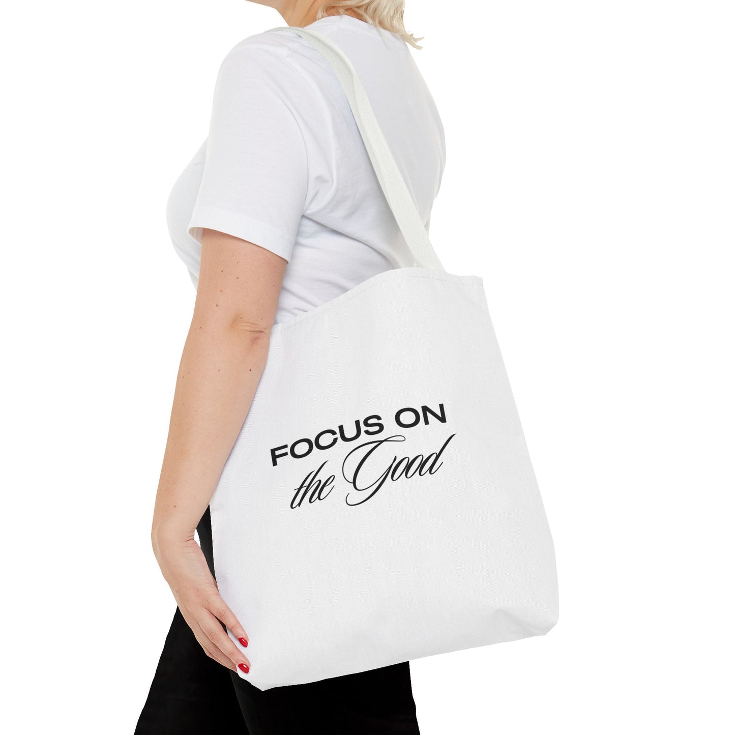 Motivational Tote Bag - Focus on the Good - Gigi Joyce's Hair Studio
