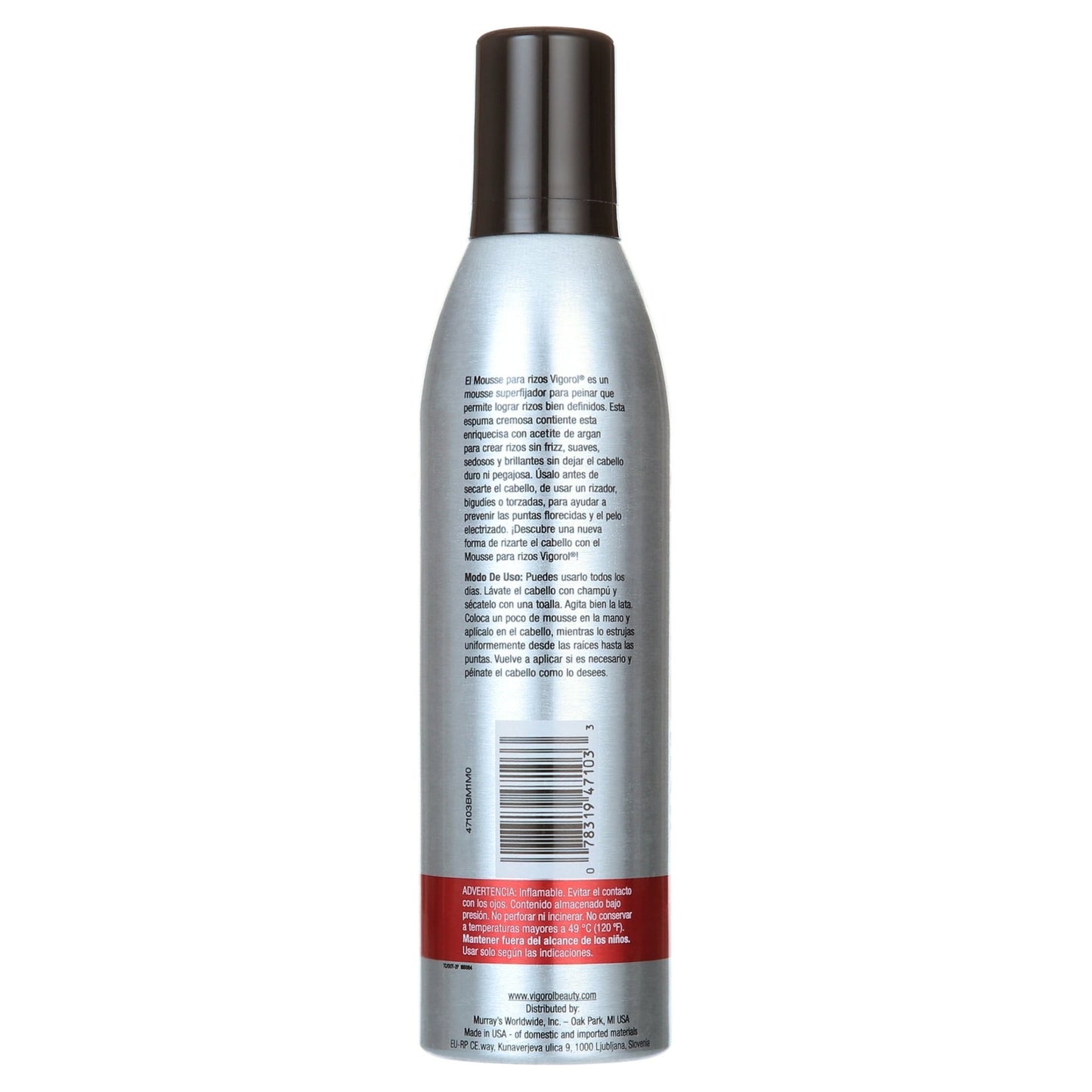 Vigorol Curling Mousse, 12 oz., Frizzy Hair Type, Moisturizing, Anti - Frizz, Unisex - Gigi Joyce's Hair Studio