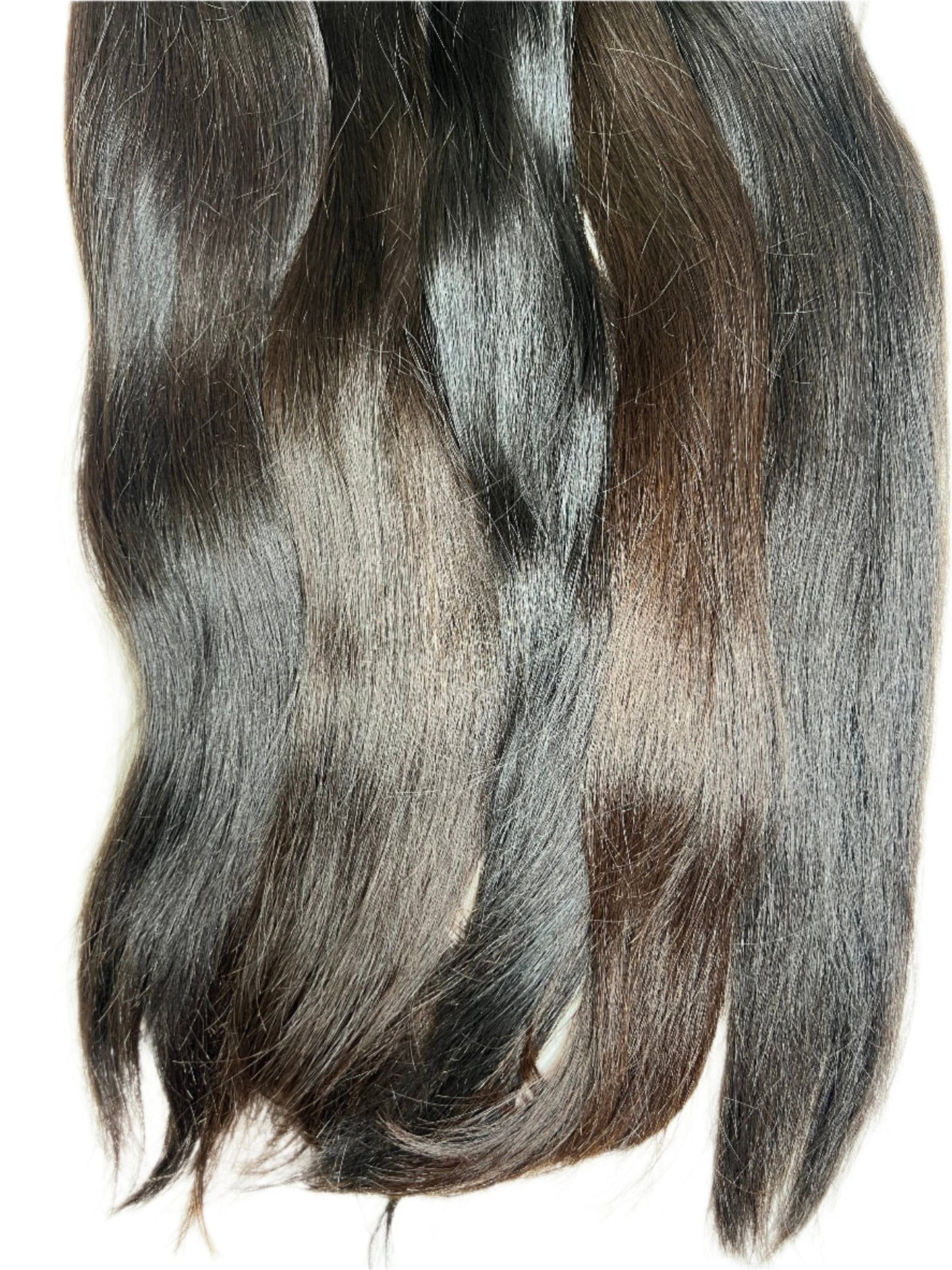 1 Kg Premium 28" Natural Straight Human Hair Extensions - Bulk Hair for Weaving and Styling - Gigi Joyce's Hair Studio