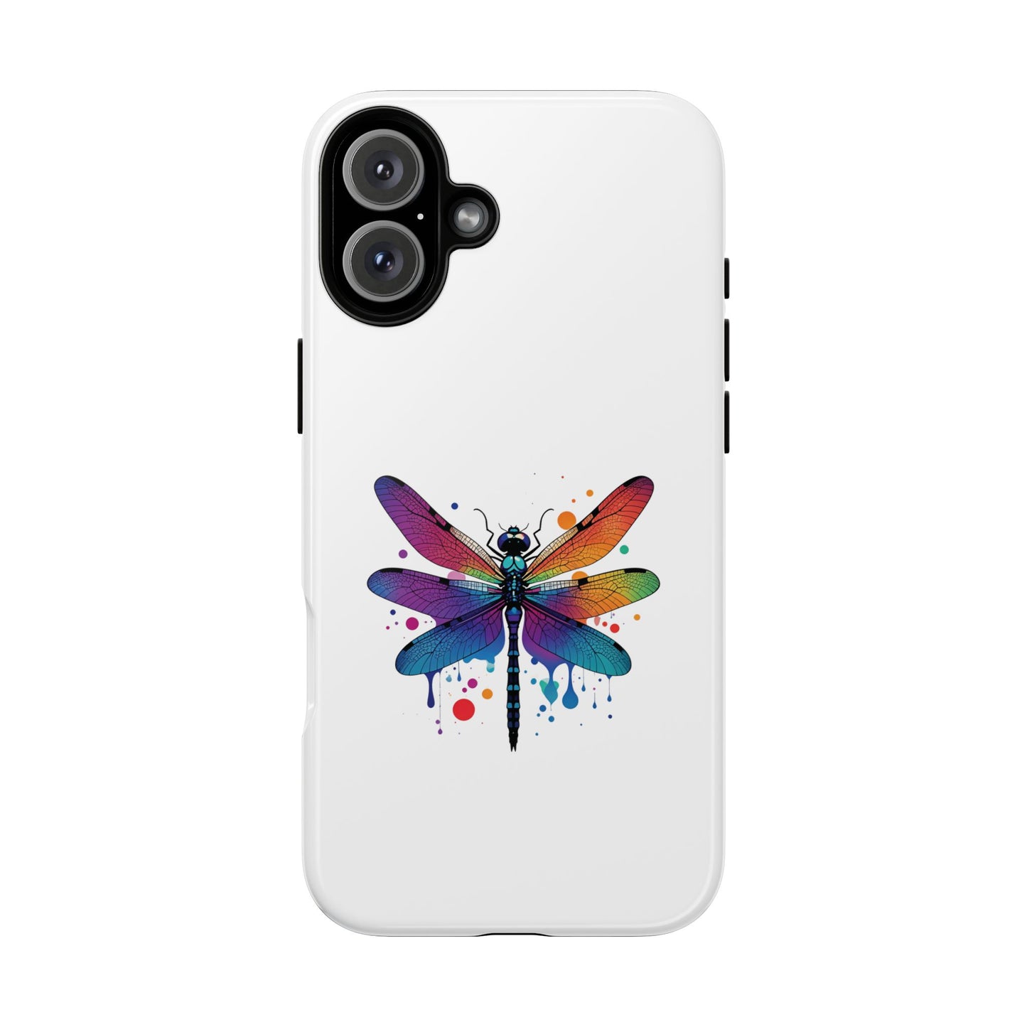 Capa de celular Vibrant Dragonfly - Proteção resistente com design colorido