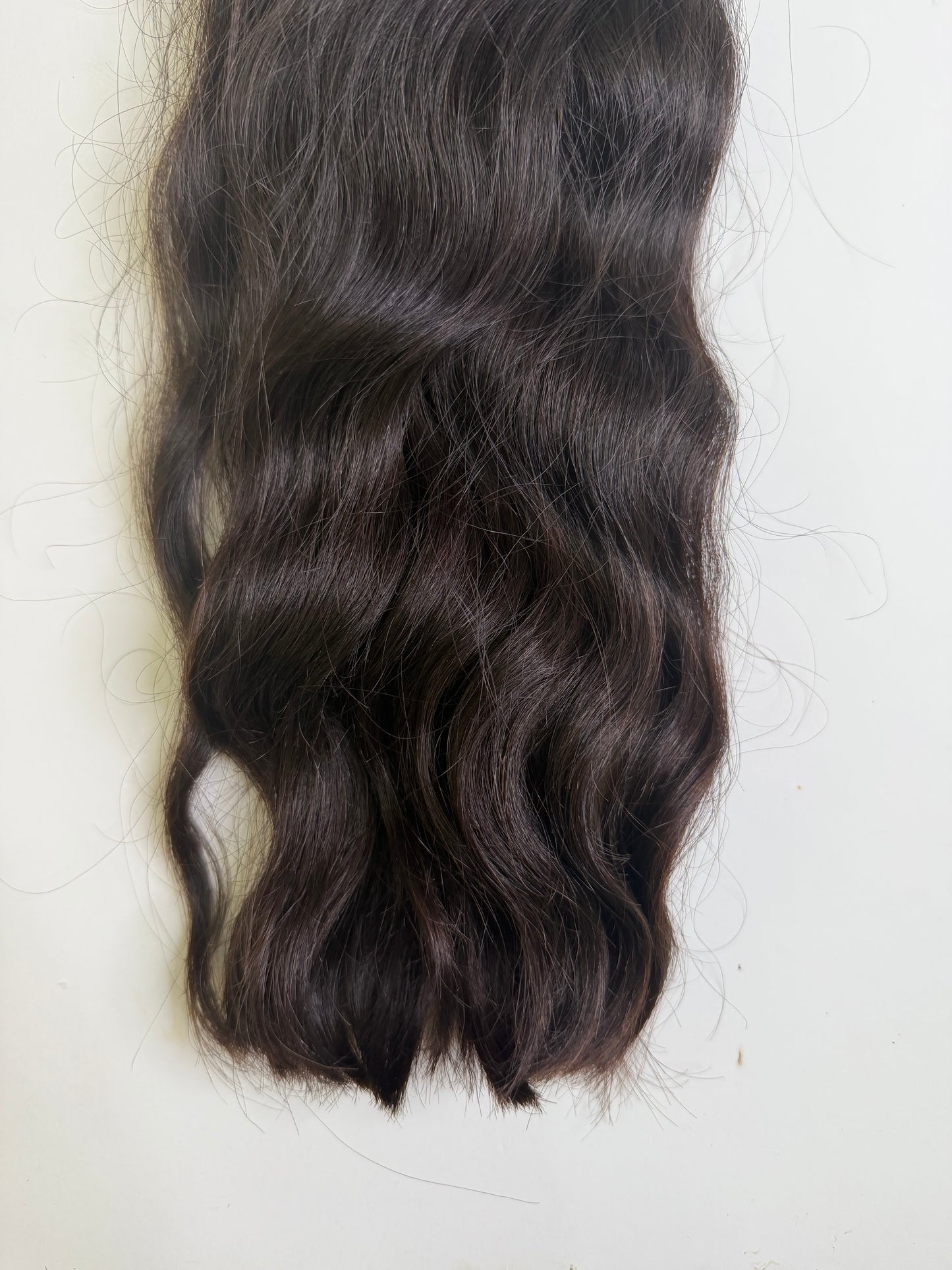 24" Premium Natural Wavy Human Hair Bulk Extensions – 248g & 252g