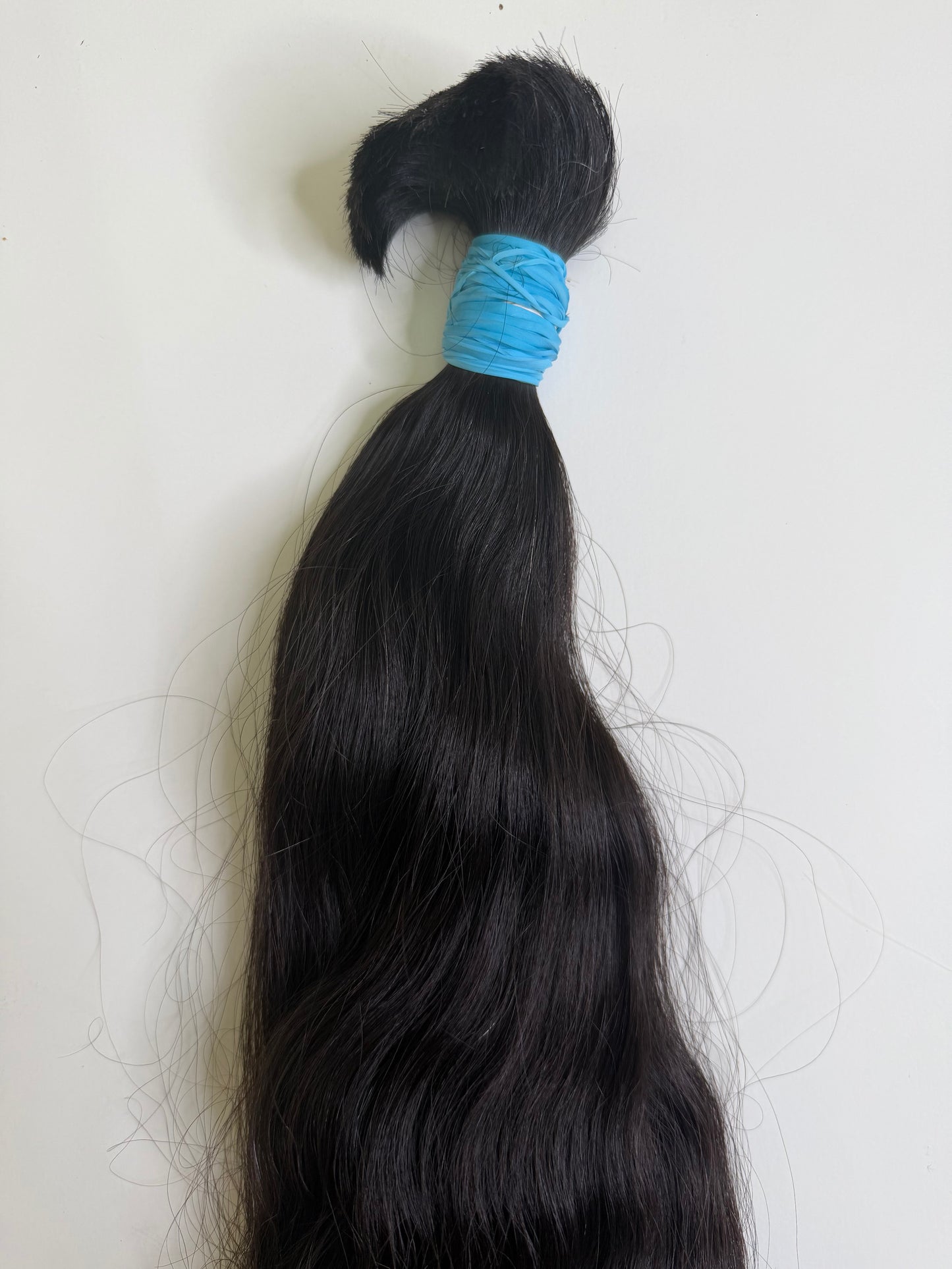 24" Premium Natural Wavy Human Hair Bulk Extensions – 248g & 252g